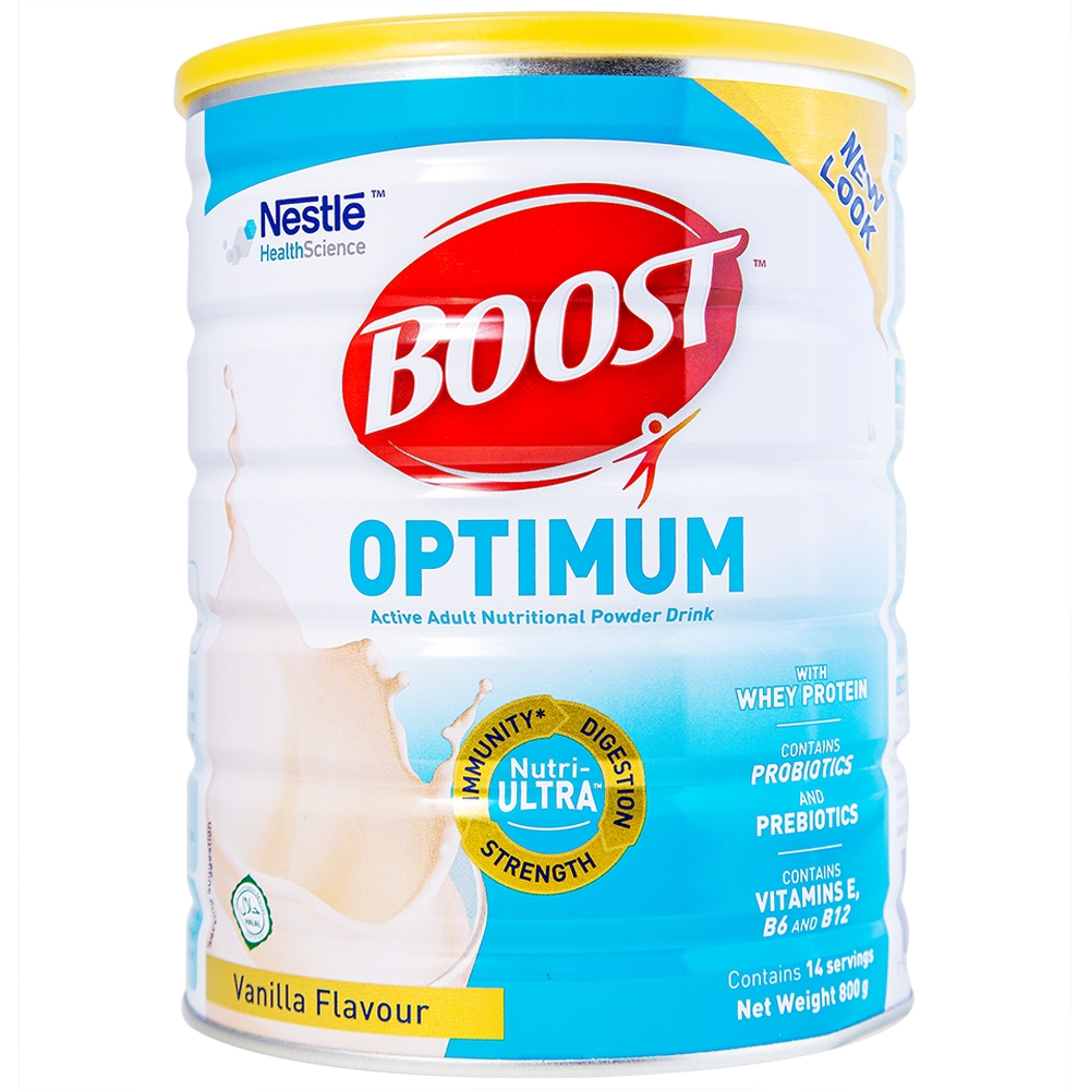 Hình ảnh Sữa Boost Optimum Nestlé bổ sung vitamin, khoáng chất cho cơ thể (800g)