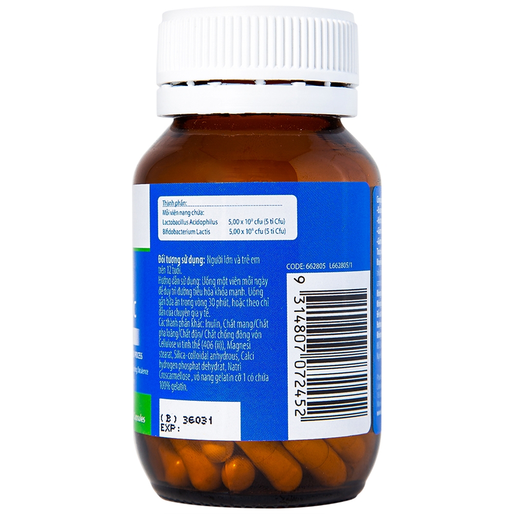 Hình ảnh Viên uống Restore Daily Probiotic bổ sung vi khuẩn có lợi hỗ trợ duy trì sức khỏe đường tiêu hóa (28 viên)