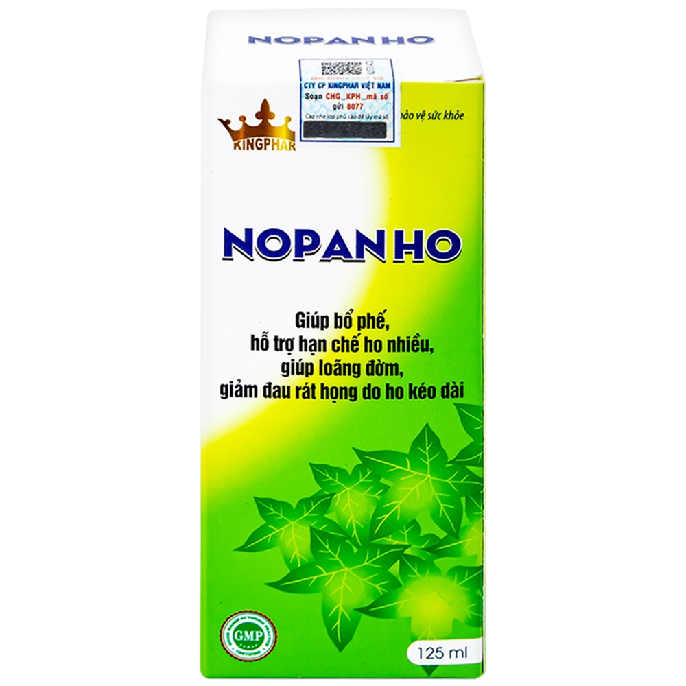 Hình ảnh Siro Nopanho Kingphar giúp bổ phế, hạn chế ho nhiều (125ml)