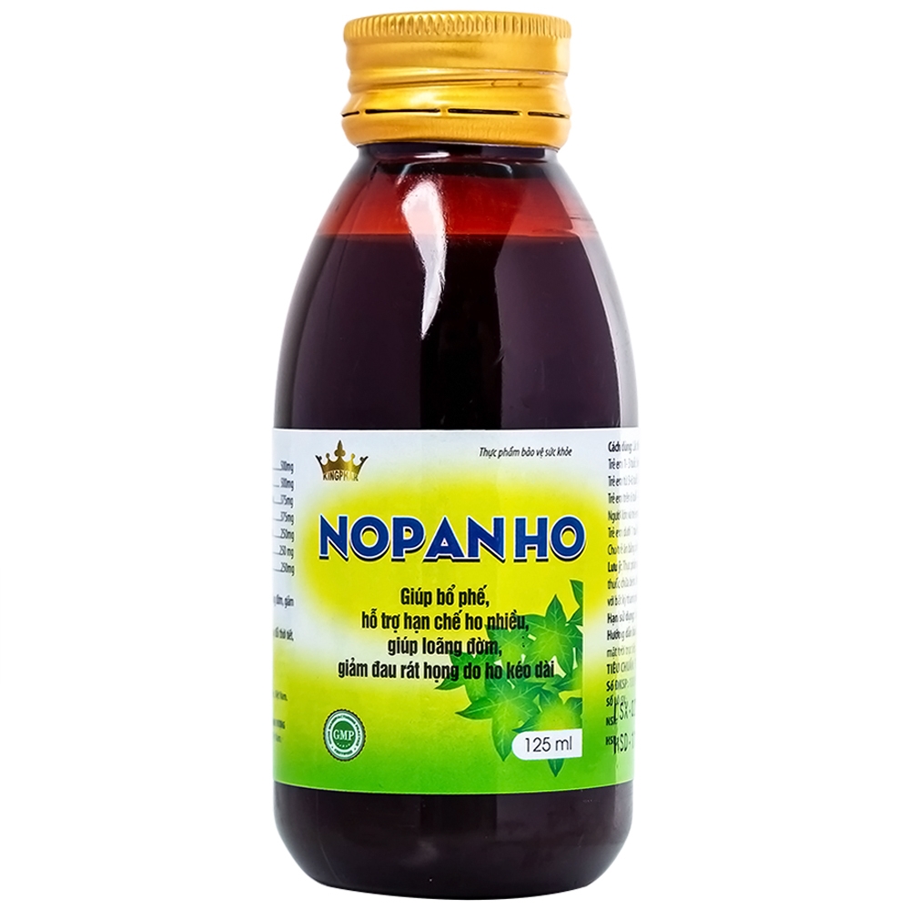 Hình ảnh Siro Nopanho Kingphar giúp bổ phế, hạn chế ho nhiều (125ml)