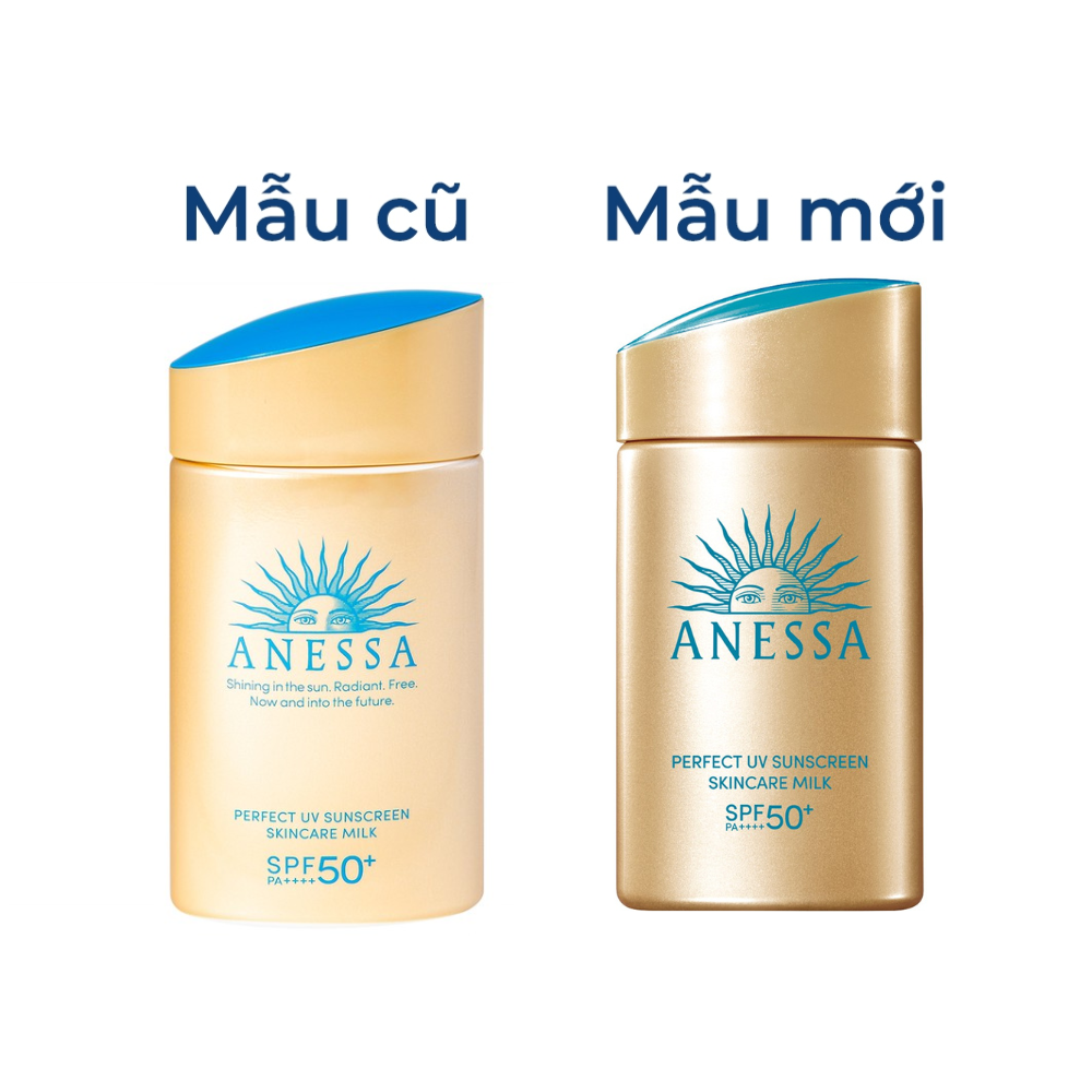 Hình ảnh Sữa chống nắng dưỡng da kiềm dầu Anessa Perfect UV Sunscreen Skincare Milk SPF50+ PA++++ Shiseido (60ml)