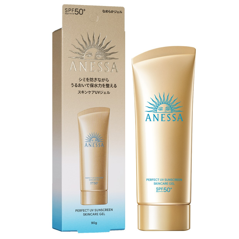 Hình ảnh Gel chống nắng dưỡng ẩm Anessa Perfect UV Sunscreen Skincare Gel N SPF50+ PA++++ Shisheido (90g)