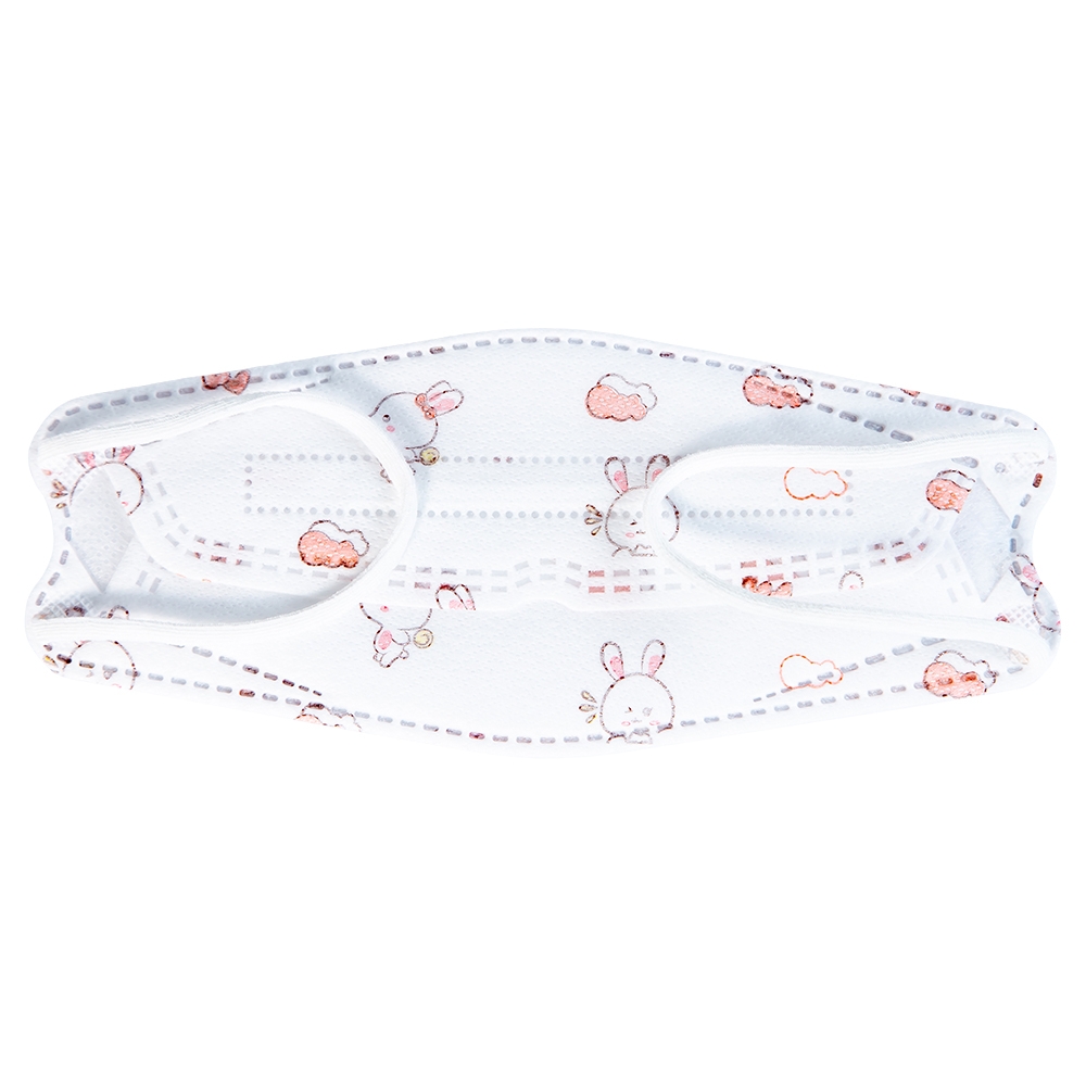 Hình ảnh Khẩu trang 4D Kids Niva thoáng khí, ngăn chặn vi khuẩn, giọt bắn (25 cái)