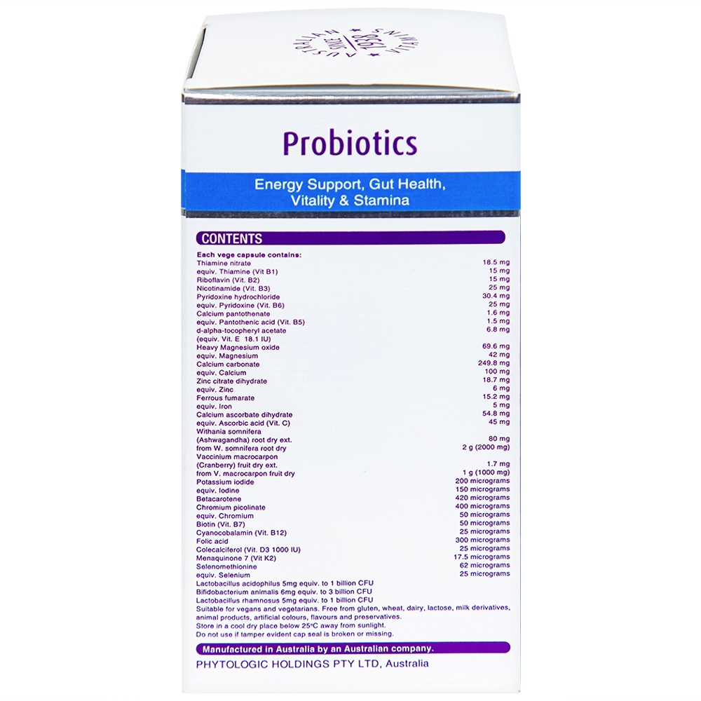 Hình ảnh Viên uống Women's Multivitamin With Probiotics Henry Blooms cung cấp năng lượng và chất dinh dưỡng cần thiết (30 viên)