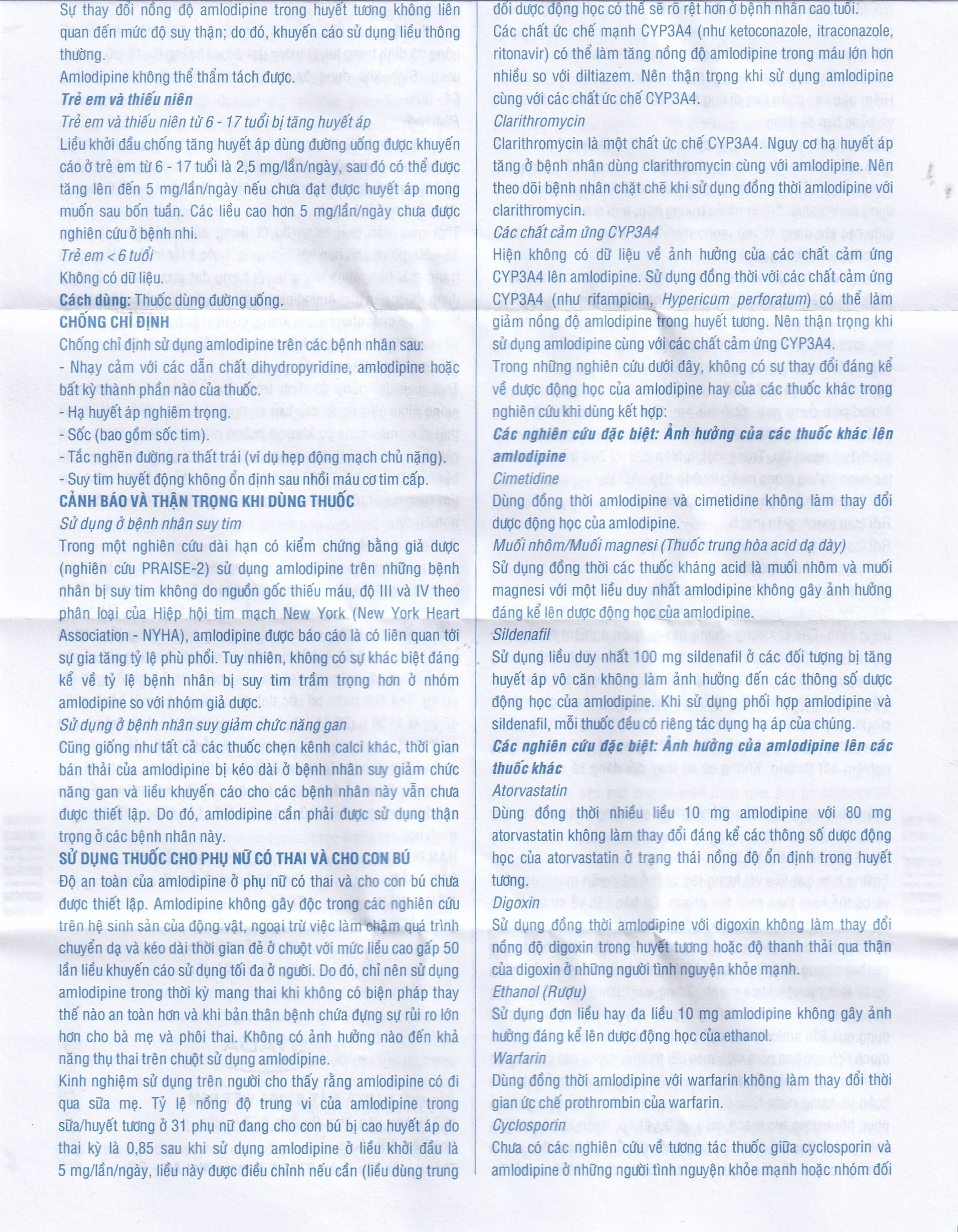 Hình ảnh Thuốc Amlodipine Stada 10mg Tab điều trị tăng huyết áp, đau thắt ngực (10 vỉ x 14 viên)