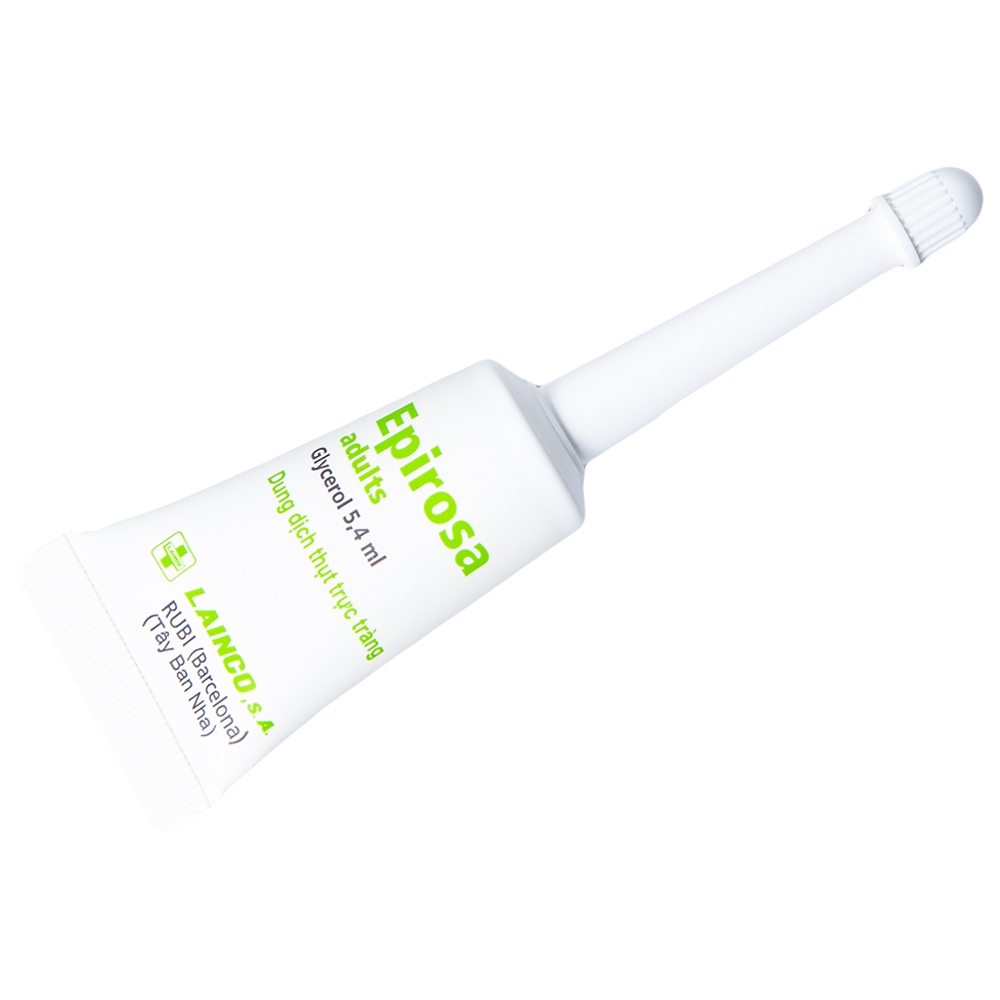 Hình ảnh Dung dịch thụt trực tràng Epirosa Adults Lainco giảm triệu chứng táo bón (6 tuýp x 7.5ml)