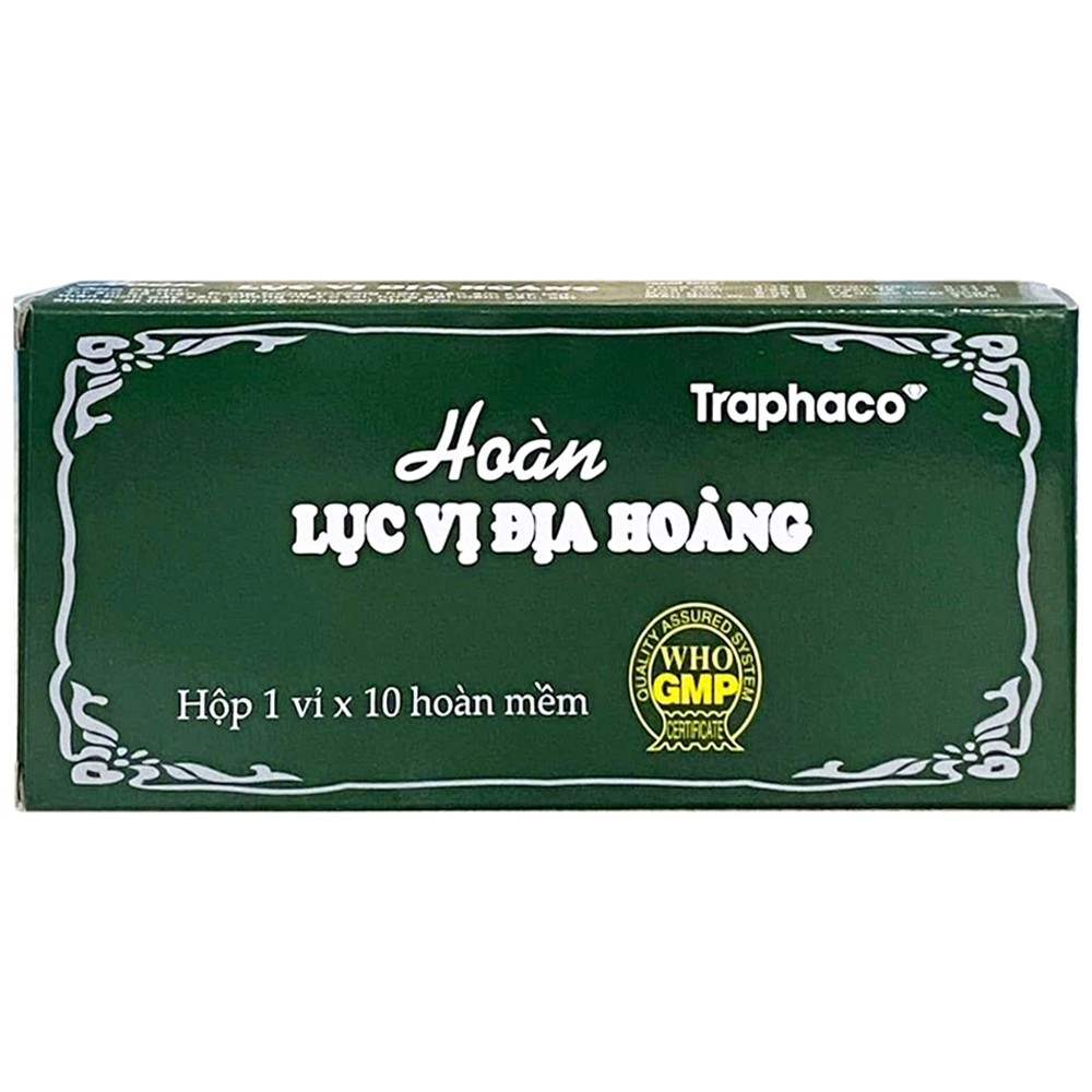 Hình ảnh Thuốc Hoàn Lục Vị địa Hoàng Traphaco dùng cho thận âm suy tổn, thân hình gầy yếu (1 vỉ x 10 viên)