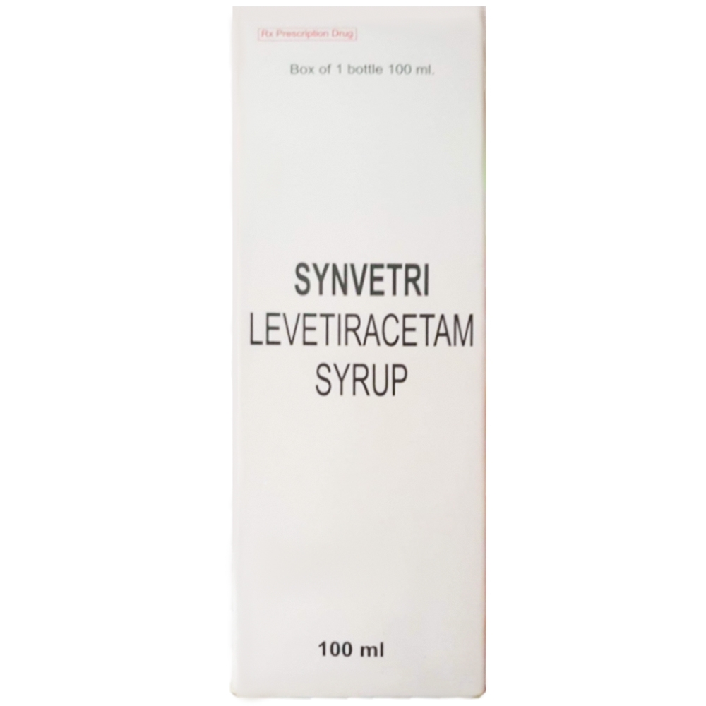 Hình ảnh Thuốc Synvetri Levetiracetam syrup điều trị các cơn động kinh từng phần ở người lớn và trẻ em (100ml)