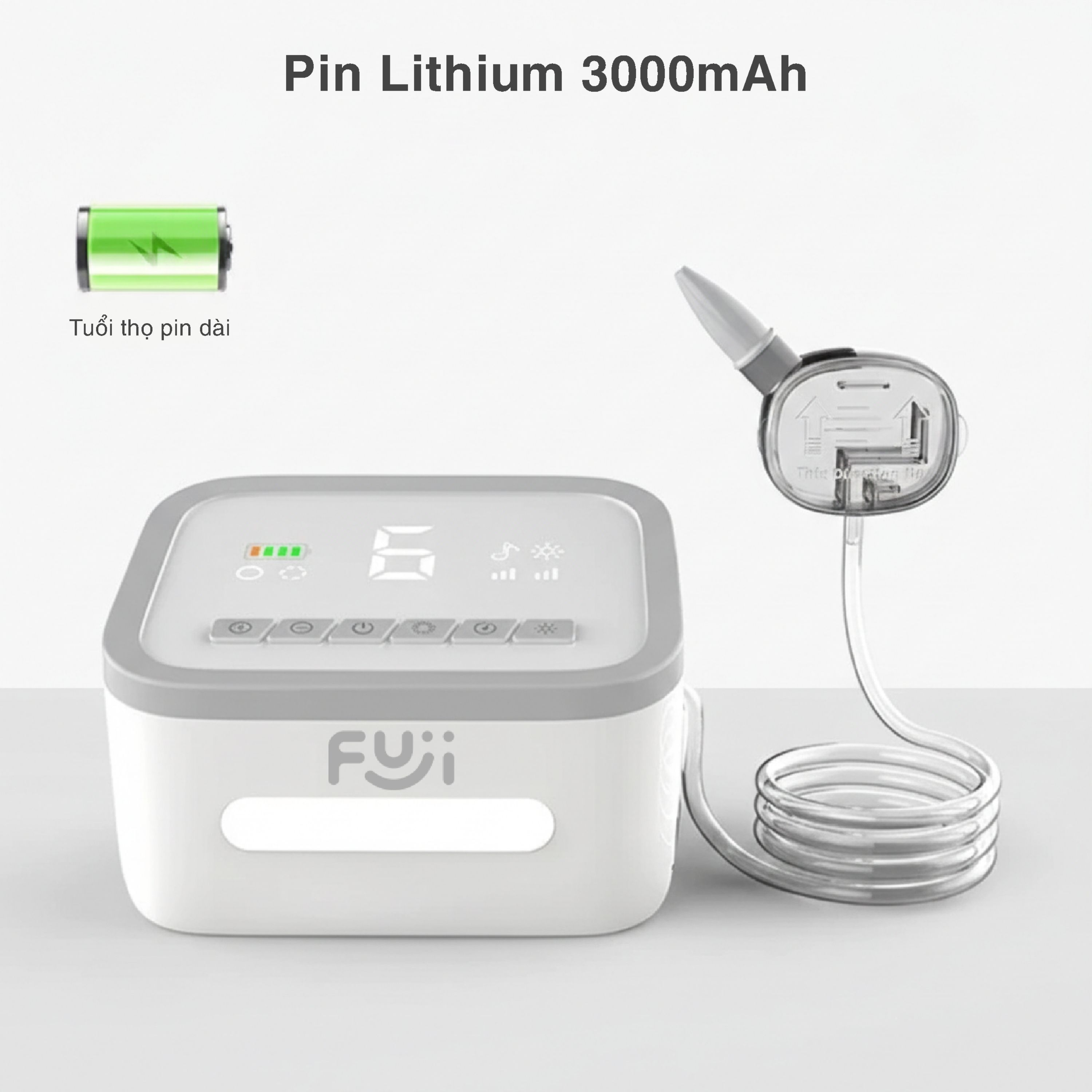 Hình ảnh Máy hút mũi cho bé Fuji T50 hỗ trợ vệ sinh mũi cho bé từ 0 đến trên 3 tuổi