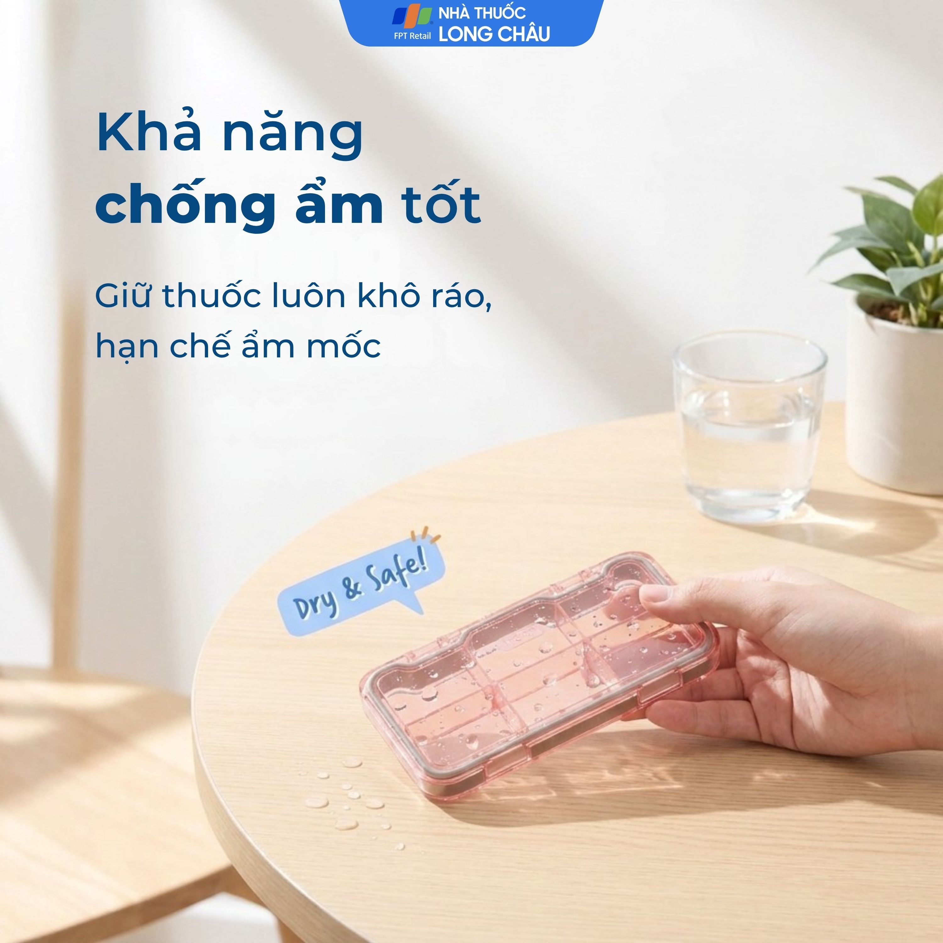 Hình ảnh Hộp phân liều thuốc 6 Ngăn Inochi Okina