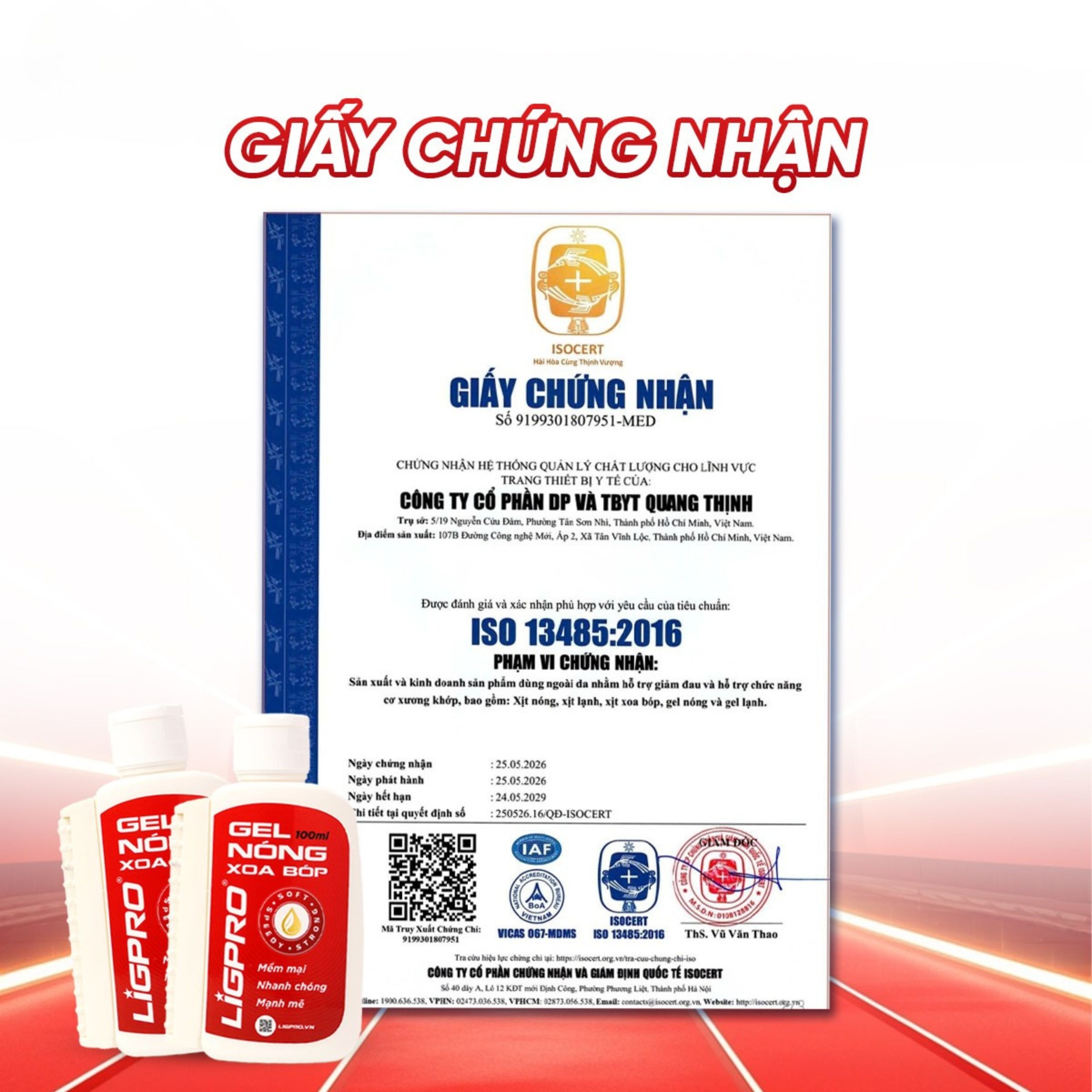 Hình ảnh Gel nóng xoa bóp Ligpro hỗ trợ giảm đau cơ xương khớp, thư giãn cơ bắp (Thảo dược thiên nhiên) (100ml)