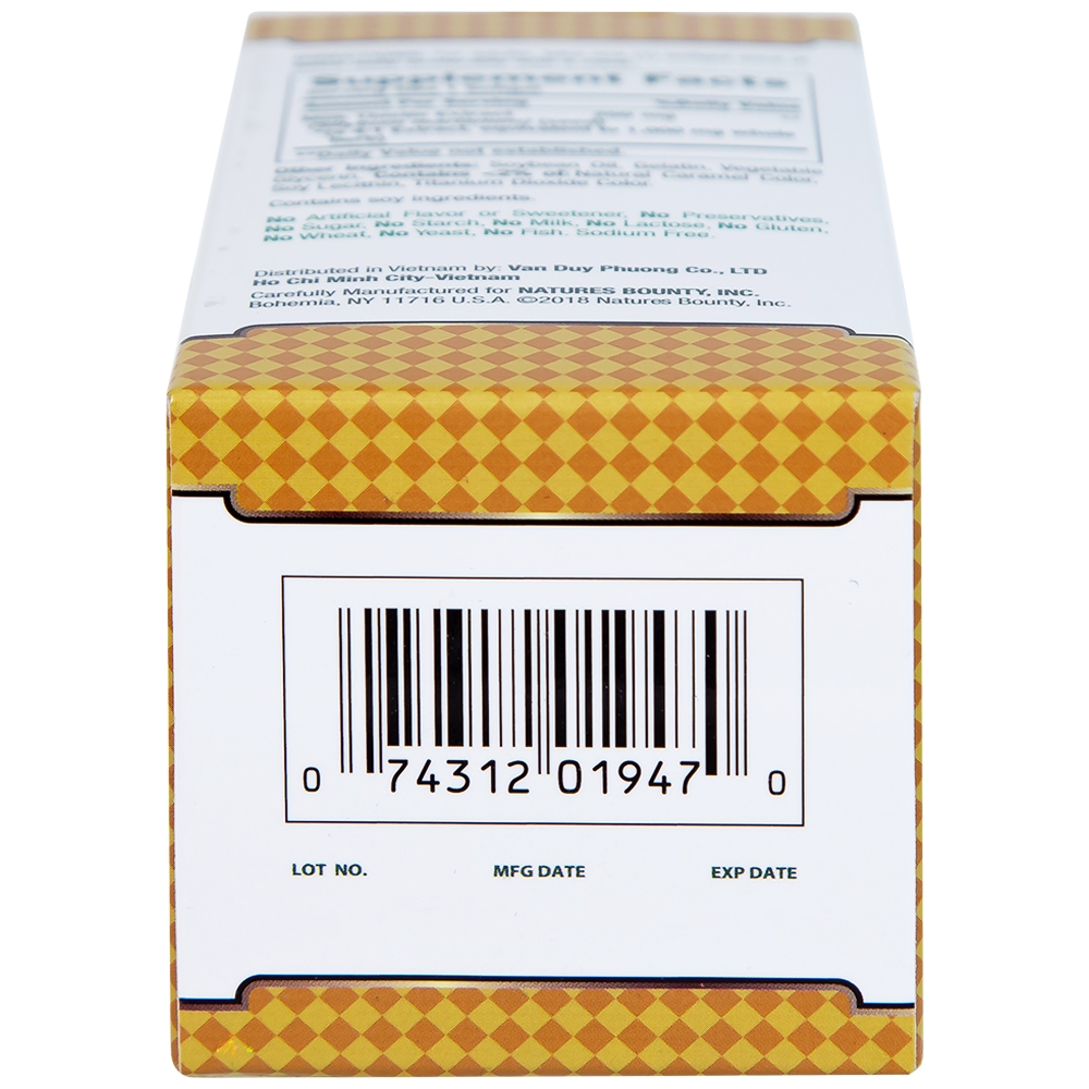 Hình ảnh Viên uống Milk Thistle Nature's Bounty hỗ trợ tăng cường chức năng gan, bảo vệ gan (50 viên)