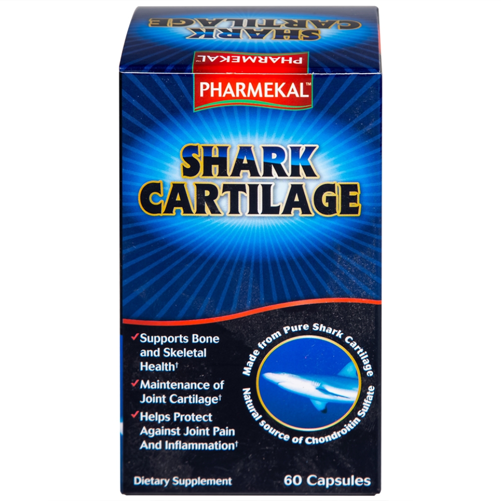 Hình ảnh Viên uống Shark Cartilage Pharmekal giúp phục hồi và tái tạo mô sụn khớp (60 viên)