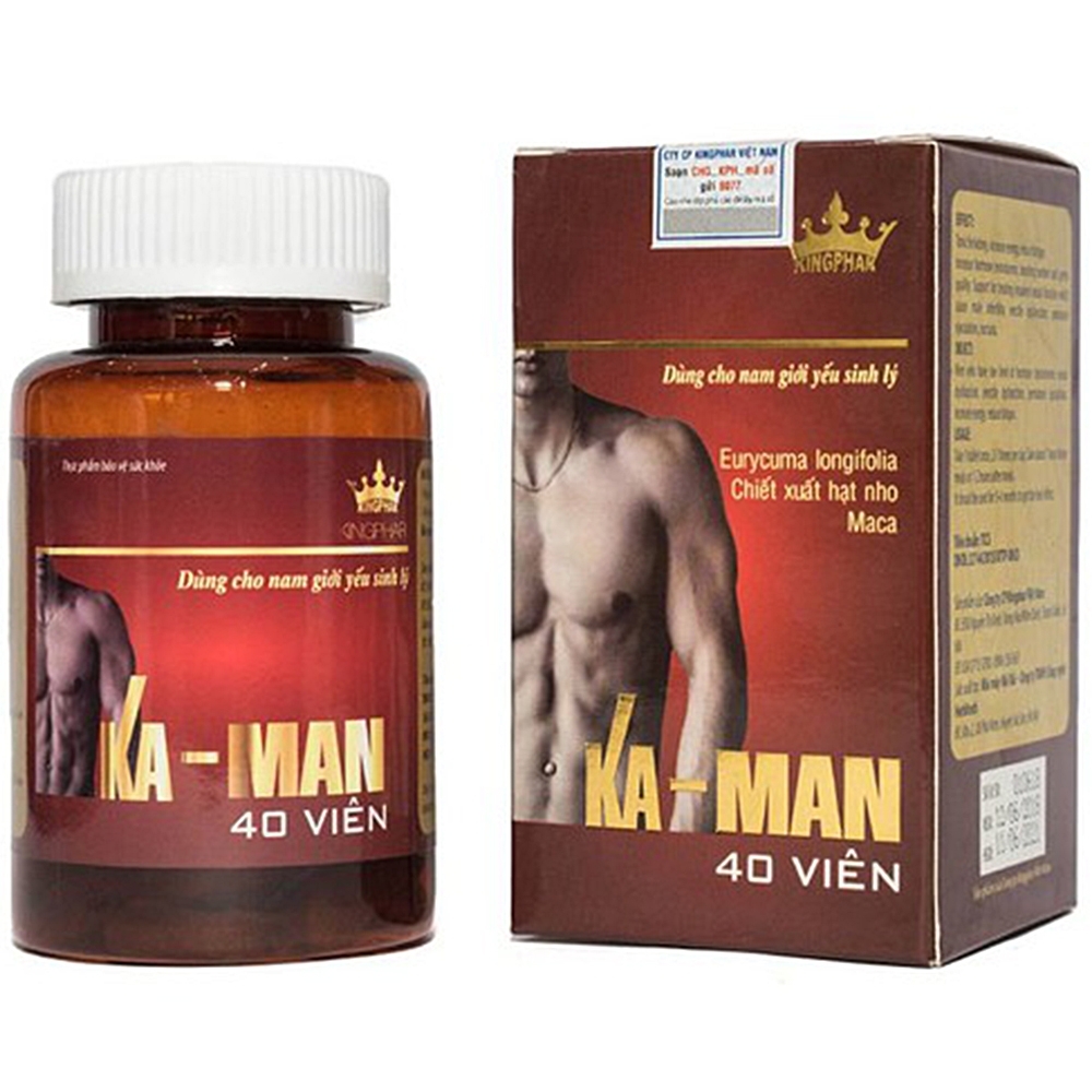 Hình ảnh Viên uống Ka-Man Kingphar tăng cường sinh lý nam (40 viên)