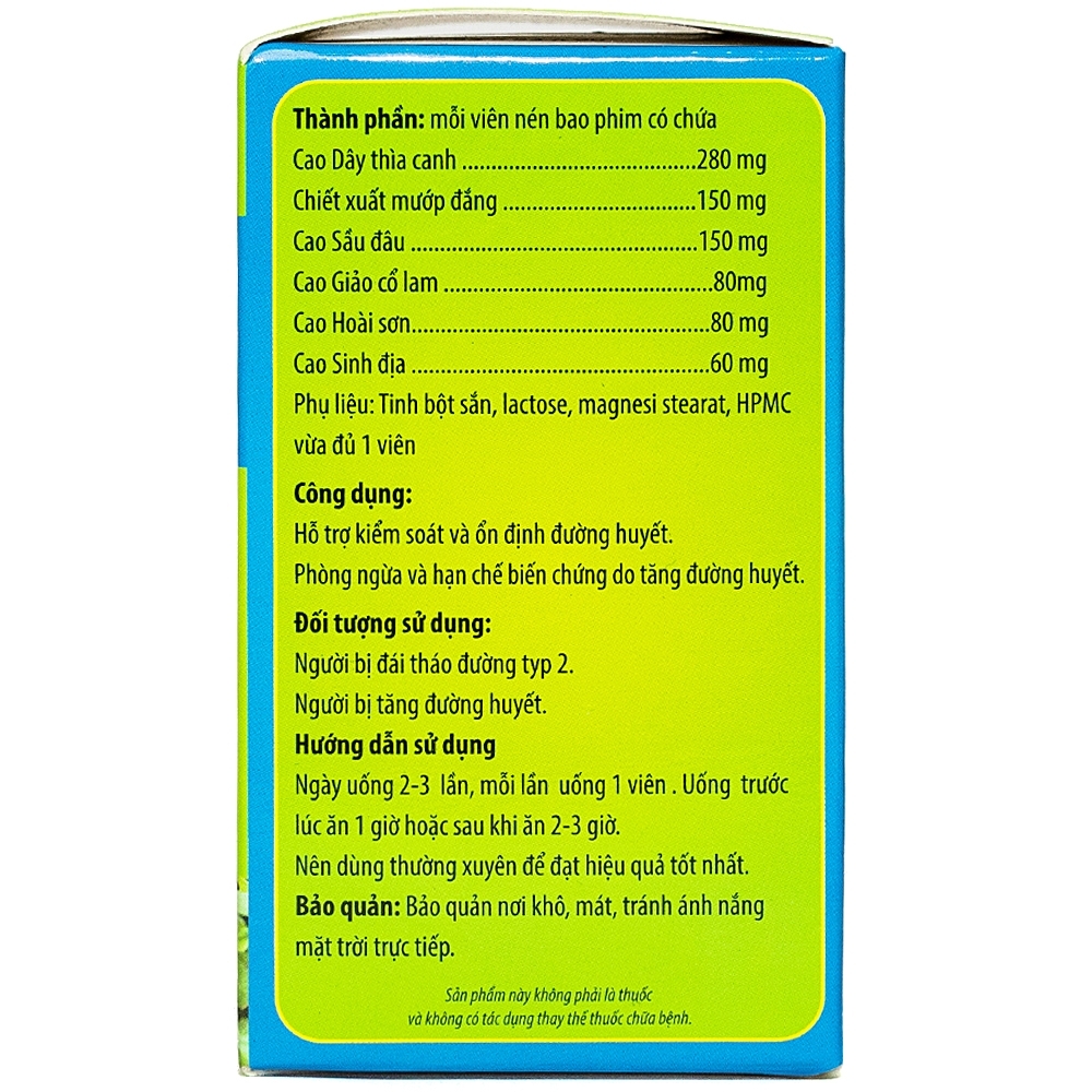 Hình ảnh Viên uống T.Đ Kingphar dùng cho người bị tiểu đường (40 viên)