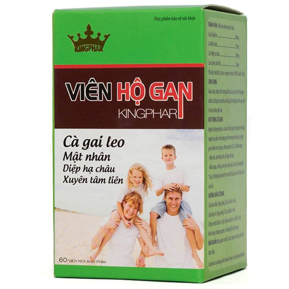 Hình ảnh Viên hộ gan Kingphar giúp tăng cường chức năng giải độc gan (60 viên)