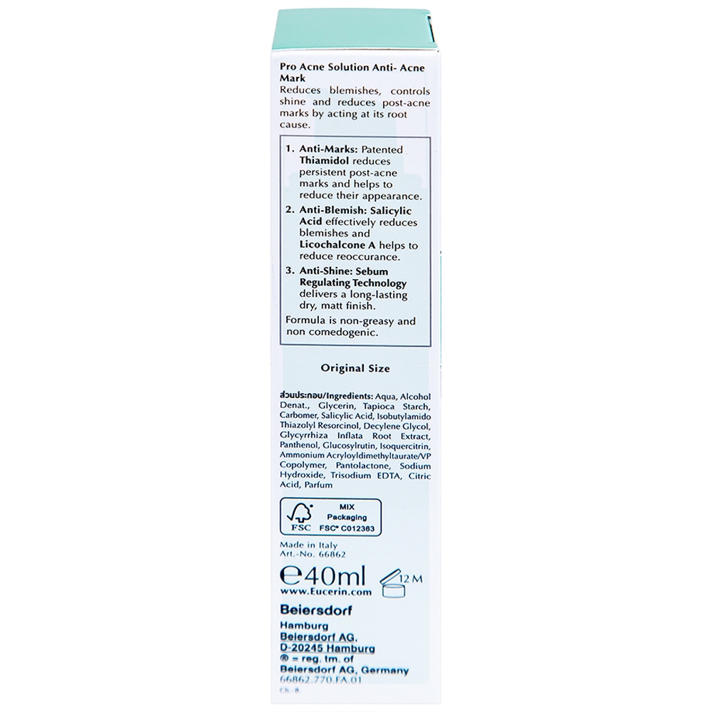Hình ảnh Tinh chất Eucerin Acne-Oil Control Pro Acne Solution Anti-Acne Mark giảm thâm mụn, dưỡng sáng da (40ml)