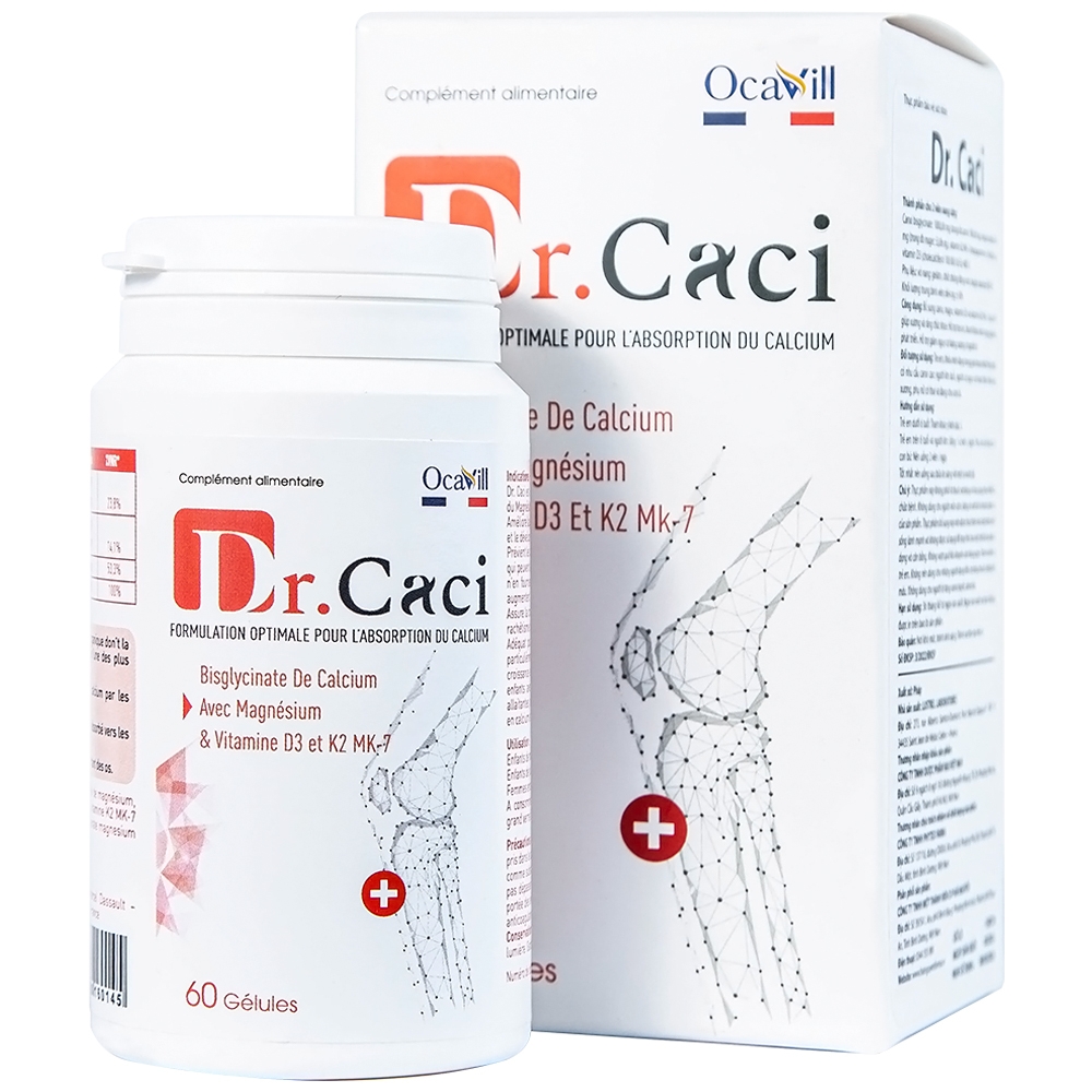 Hình ảnh Viên uống Dr. Caci Ocavill giúp xương và răng chắc khỏe (60 viên)