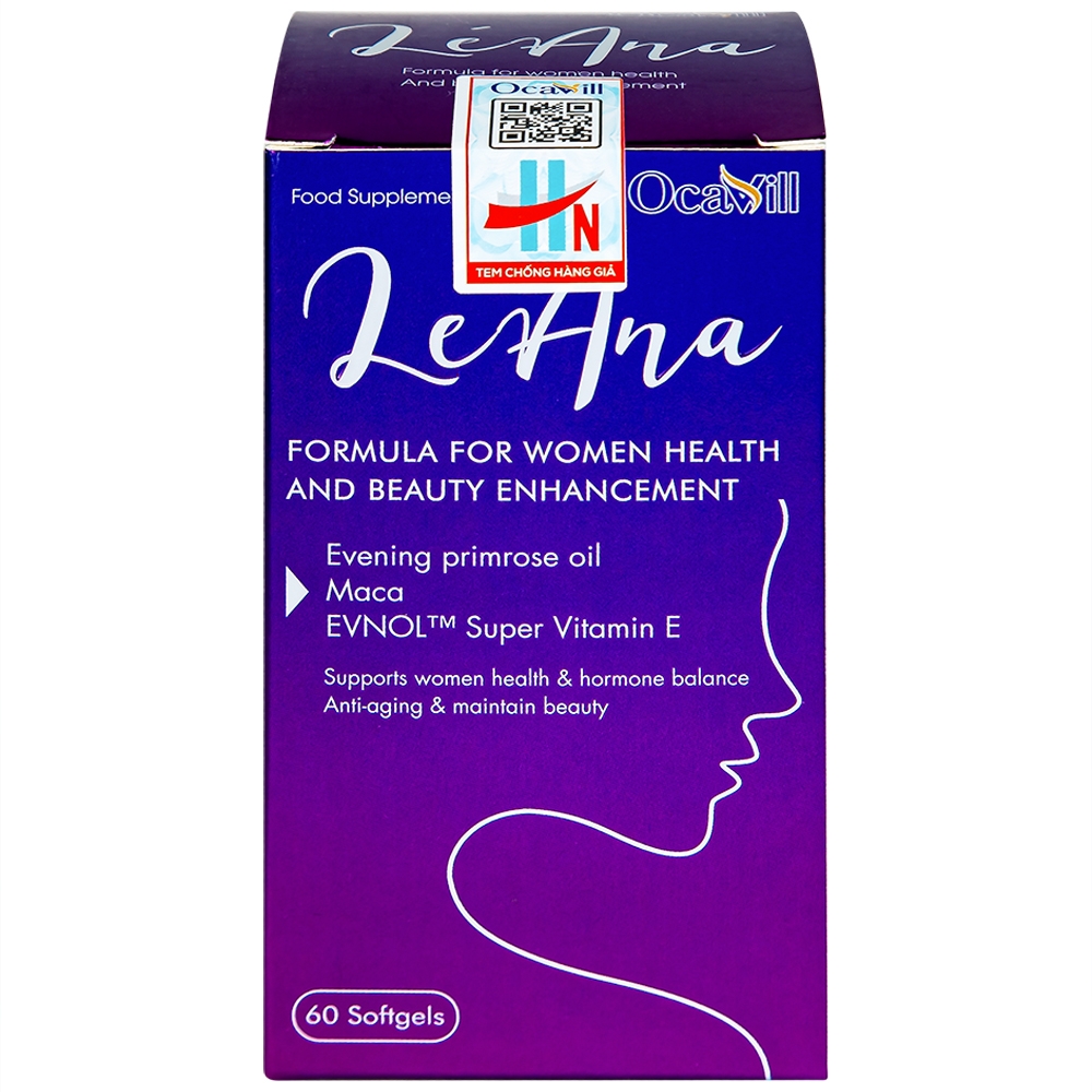Hình ảnh Viên uống LéAna Ocavill hỗ trợ cân bằng nội tiết tố (60 viên)