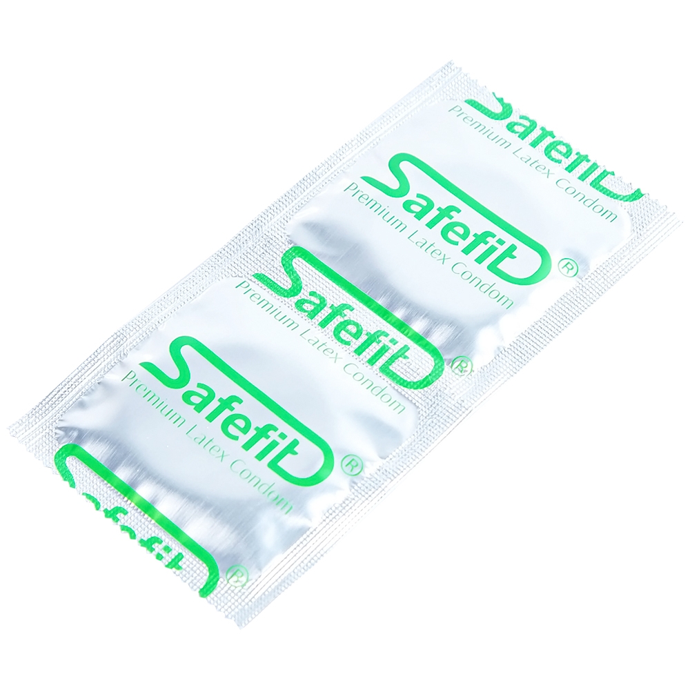 Hình ảnh Bao cao su Safefit 003 S52 siêu mỏng, không gây kích ứng, có chất bôi trơn (12 cái) 