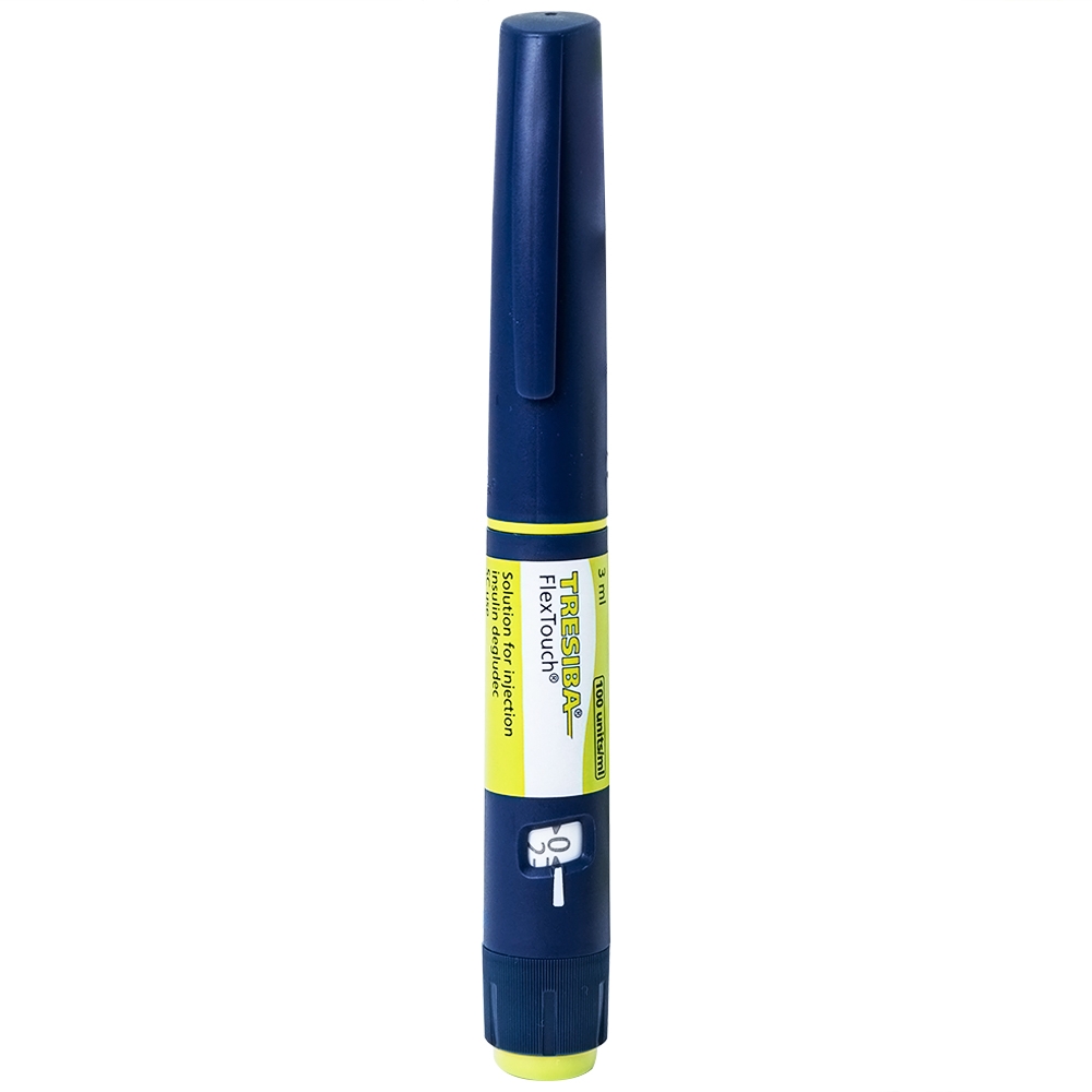 Hình ảnh Thuốc tiêm Tresiba 100units/ml điều trị đái tháo đường (5 cây x 3ml)