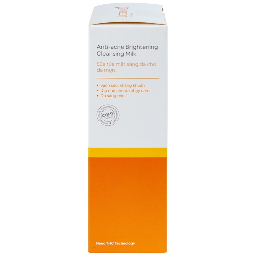Hình ảnh Sữa rửa mặt Anti-Acne Brightening Cleansing Milk Decumar Advanced dành cho da mụn, sạch sâu, kháng khuẩn (50g)