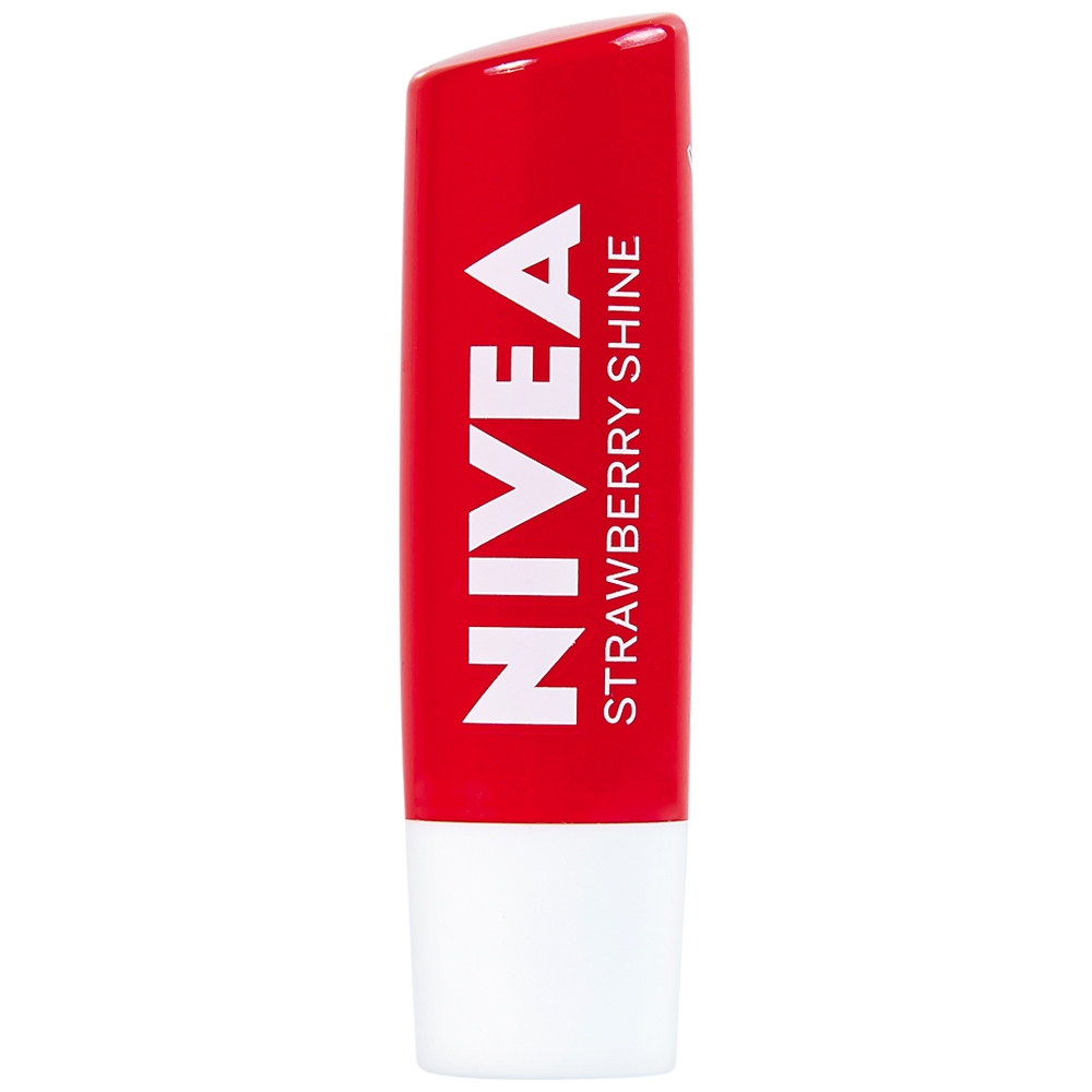 Hình ảnh Son dưỡng ẩm Nivea Strawberry Shine dưỡng và duy trì độ ẩm cho môi (4,8g)