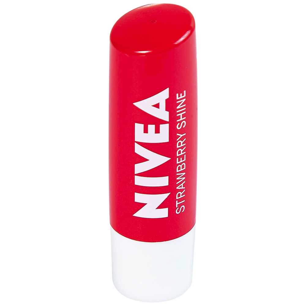 Hình ảnh Son dưỡng ẩm Nivea Strawberry Shine dưỡng và duy trì độ ẩm cho môi (4,8g)