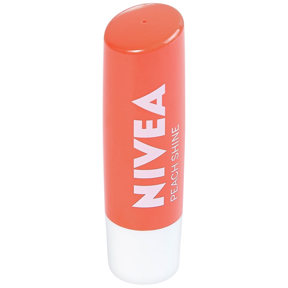 Hình ảnh Son dưỡng ẩm chuyên sâu Nivea Peach Shine không thâm môi, không chứa chì (4.8g)
