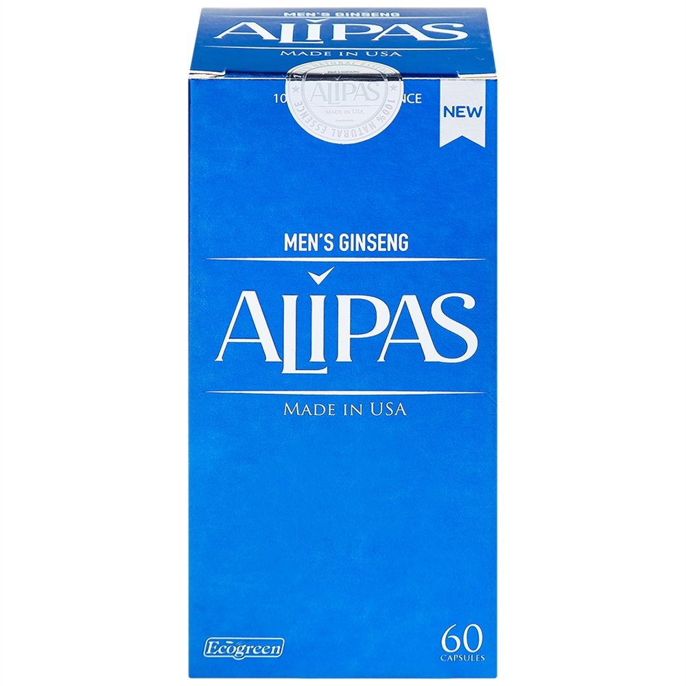 Hình ảnh Viên uống Men’s Ginseng Alipas Ecogreen cải thiện rối loạn cương dương (60 viên)