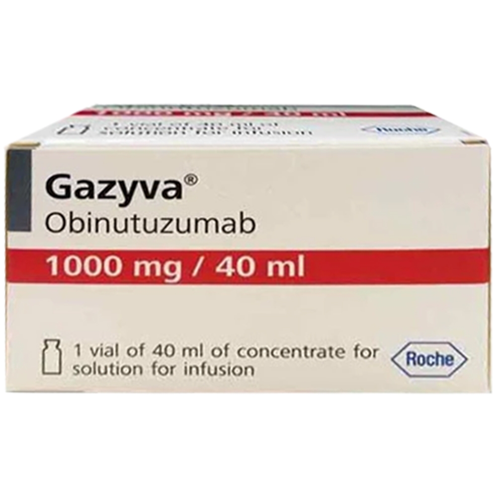 Hình ảnh Dung dịch Gazyva Roche điều trị bệnh bạch cầu lymphocytic mãn tính, u lympho nang (40ml)