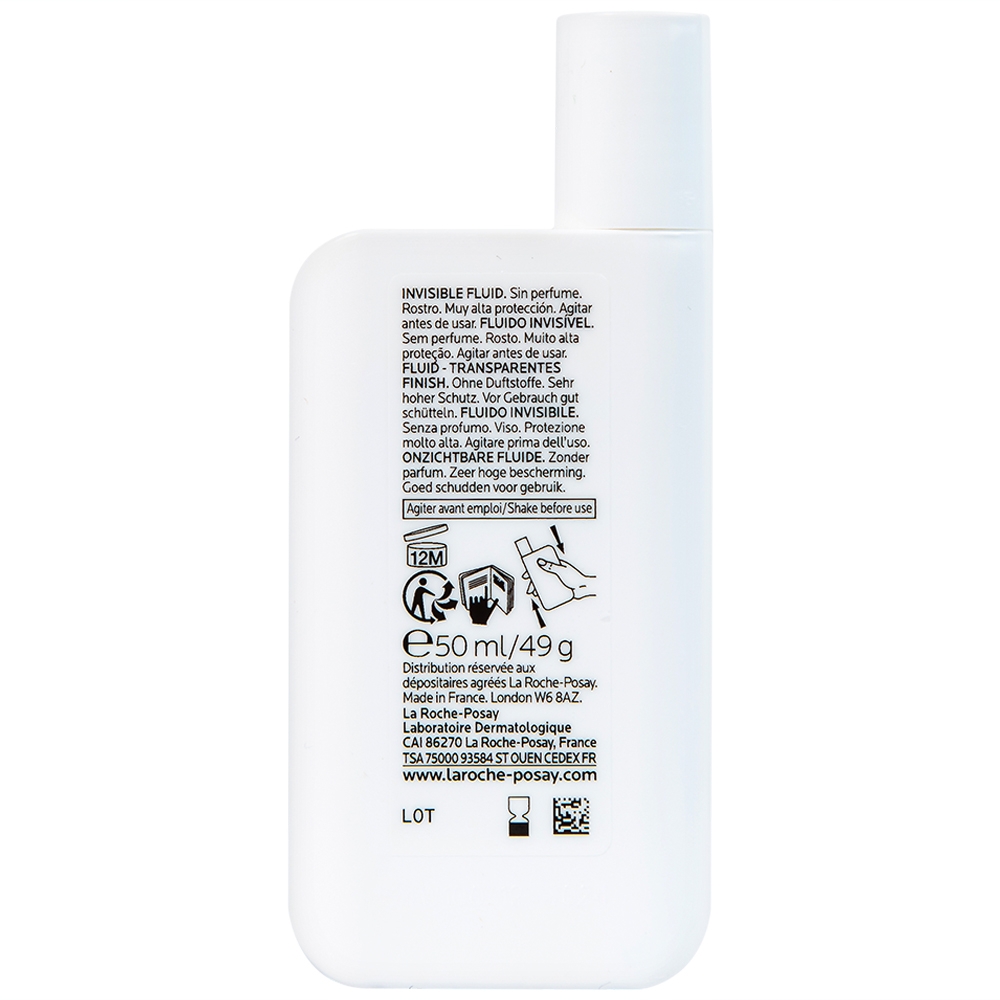 Hình ảnh Sữa chống nắng lâu trôi La Roche-Posay Laboratoire Dermatologiue Anthelios Uvmune 400 Invisible Fuild (50ml)