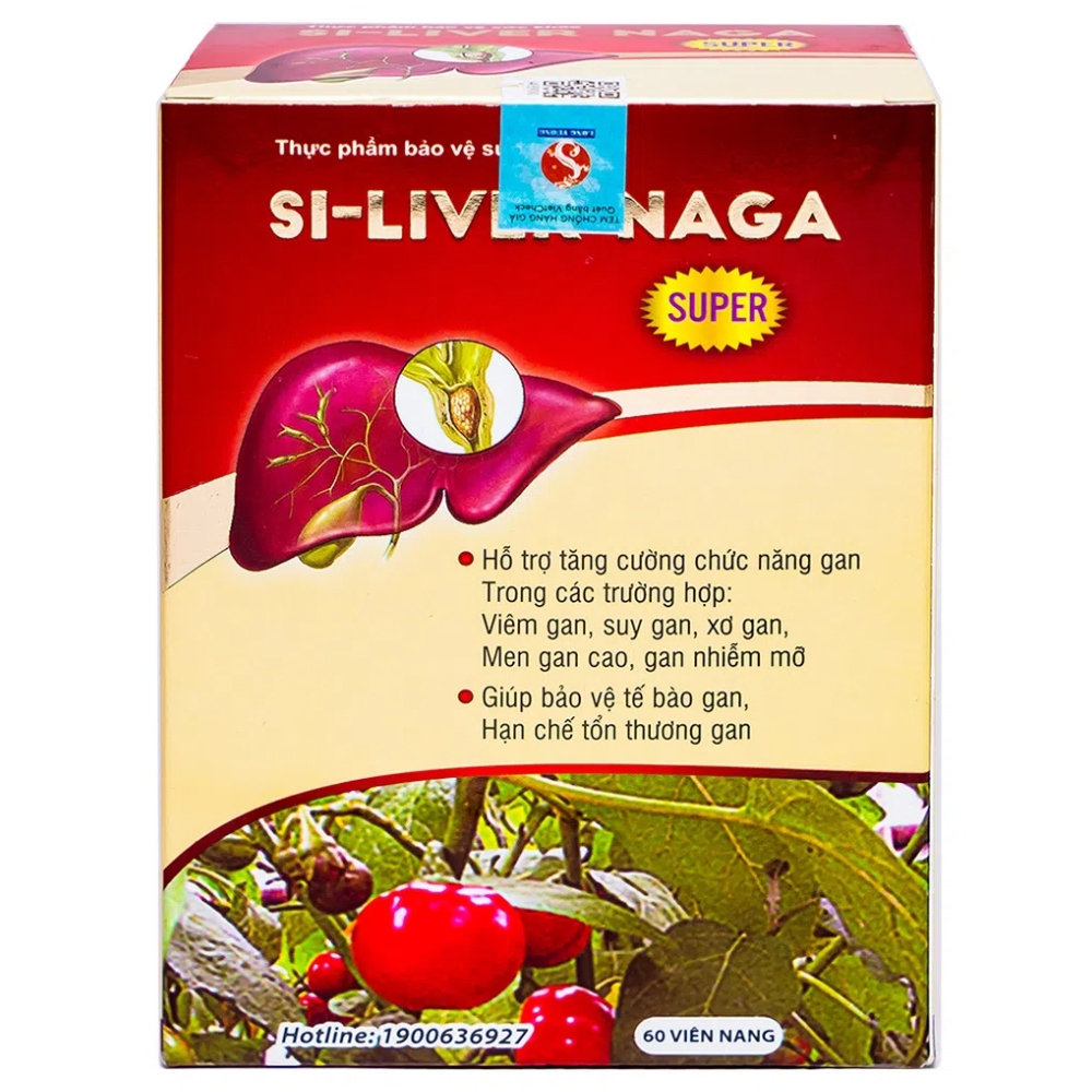 Hình ảnh Viên uống Si-Liver Naga Vesta giúp tăng cường miễn dịch, phục hồi và bảo vệ gan (60 viên)