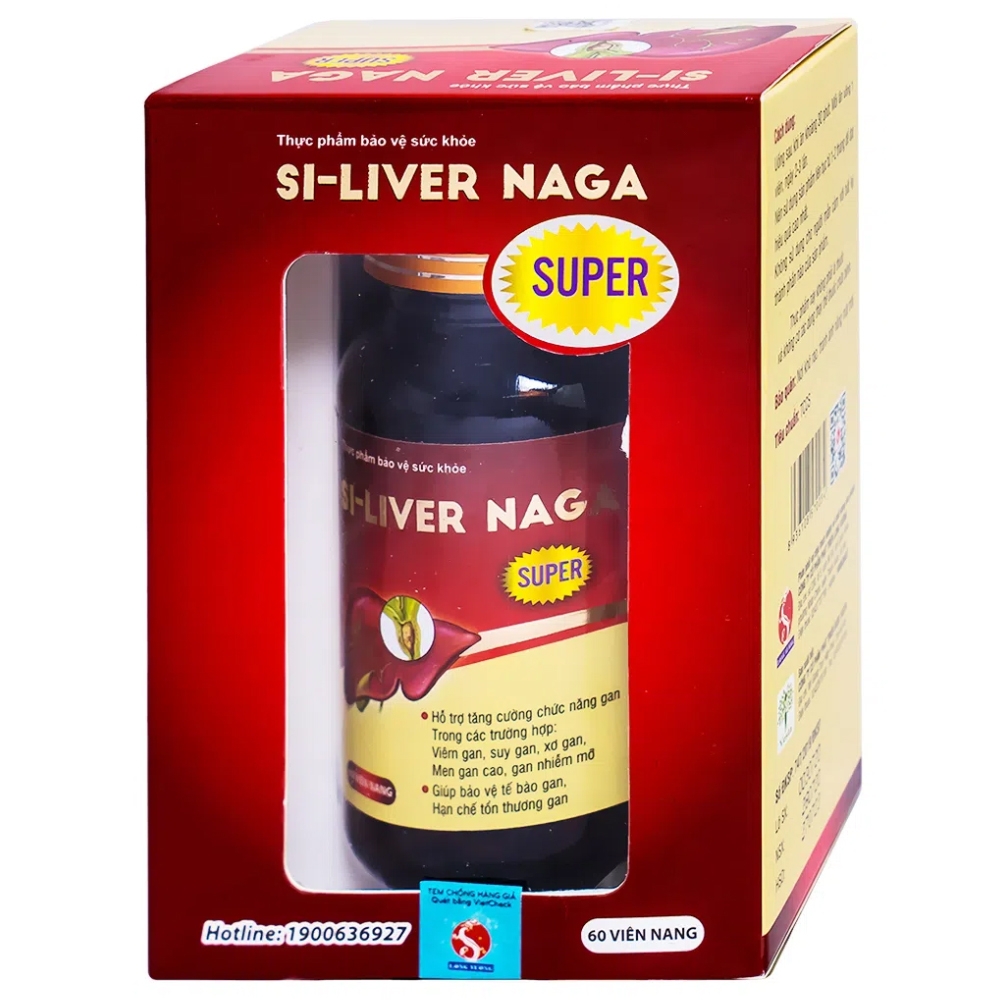 Hình ảnh Viên uống Si-Liver Naga Vesta giúp tăng cường miễn dịch, phục hồi và bảo vệ gan (60 viên)