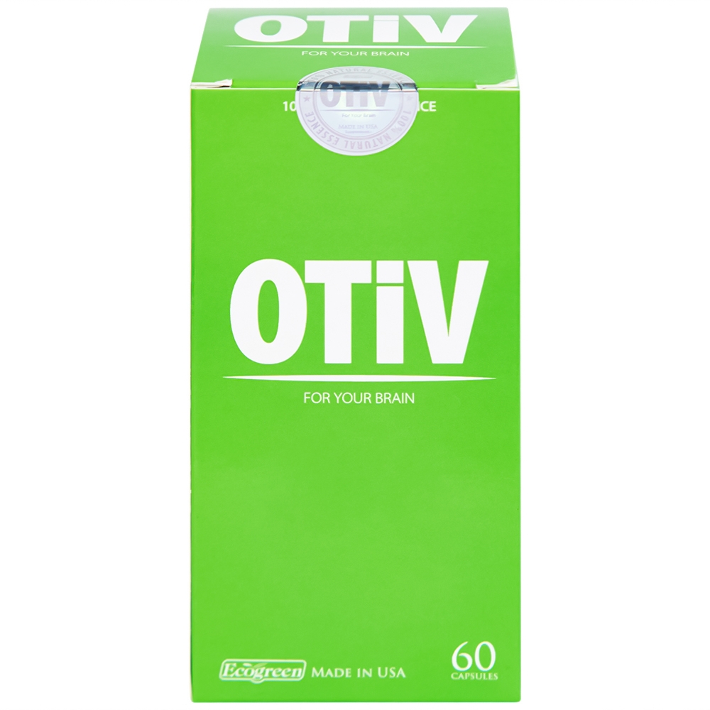 Hình ảnh Viên uống OTiV Ecogreen giúp tăng cường dưỡng chất cho não (60 viên)