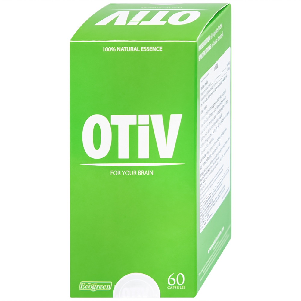 Hình ảnh Viên uống OTiV Ecogreen giúp tăng cường dưỡng chất cho não (60 viên)