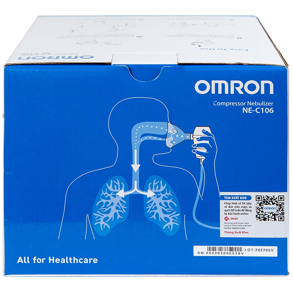 Hình ảnh Máy xông khí dung Omron NE-C106 phòng và điều trị bệnh về đường hô hấp