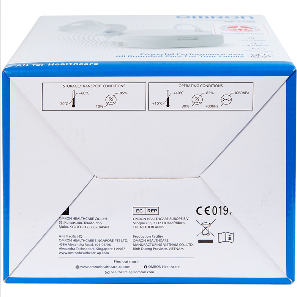 Hình ảnh Máy xông khí dung Omron NE-C106 phòng và điều trị bệnh về đường hô hấp