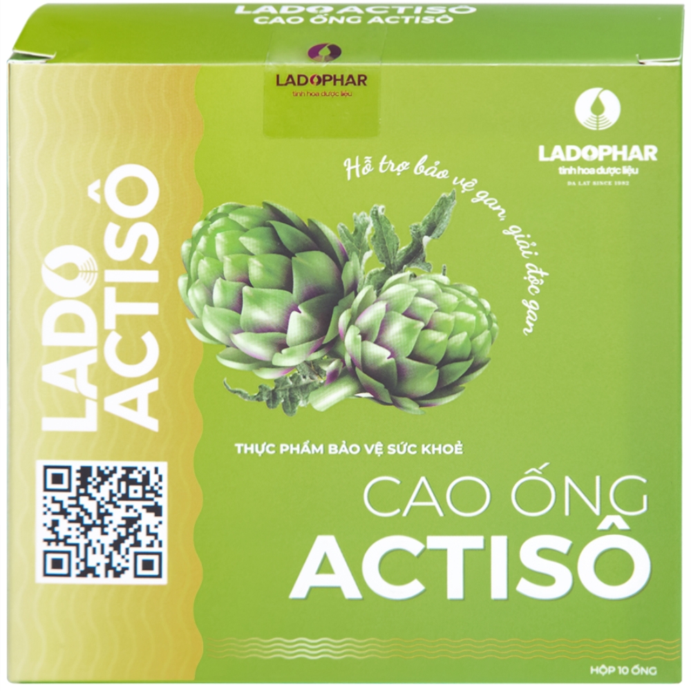 Hình ảnh Cao ống Actisô Ladophar hỗ trợ bảo vệ gan và giải độc gan (10 ống x 10ml)