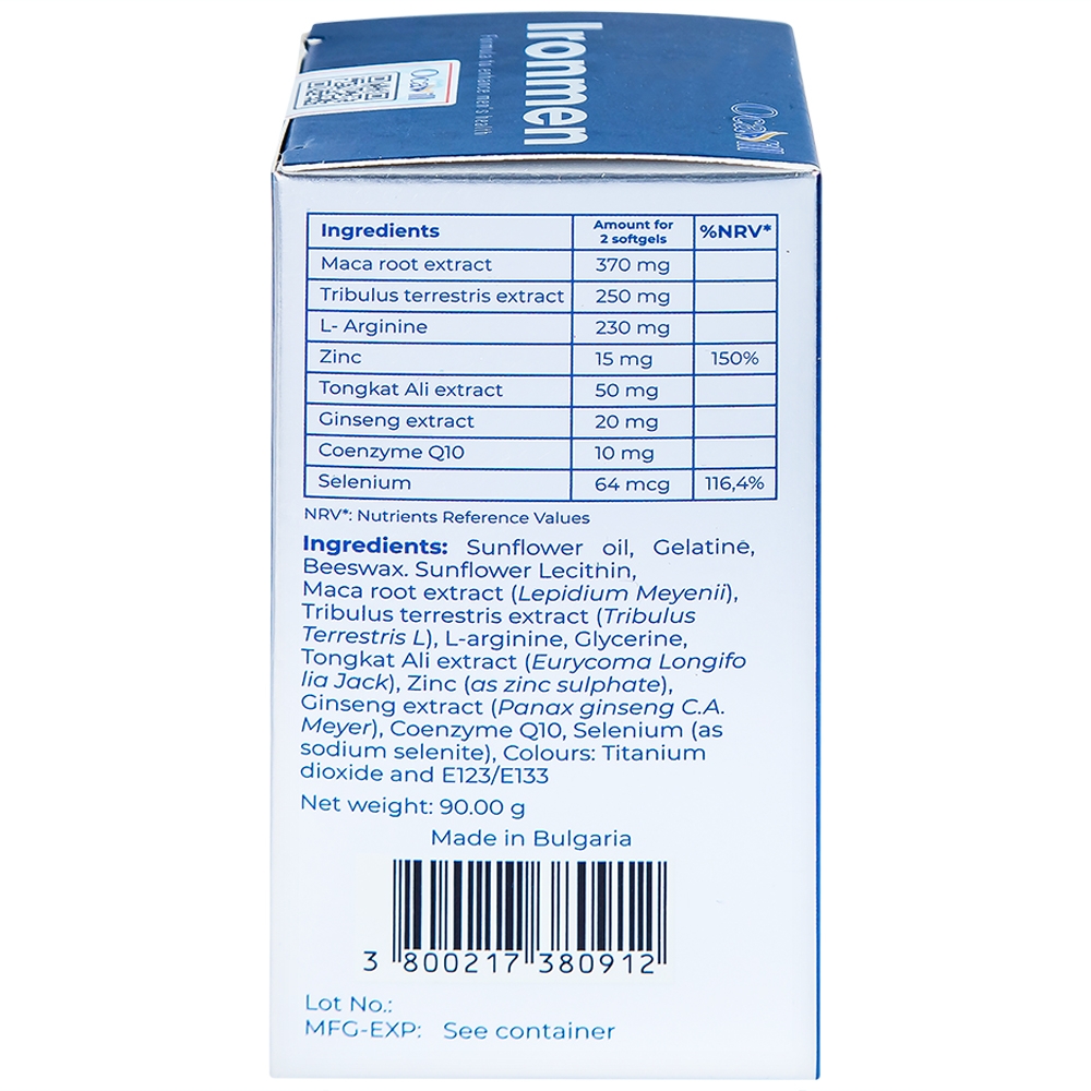 Hình ảnh Viên uống Ironmen Ocavill hỗ trợ tăng cường sinh lý nam giới (60 viên)