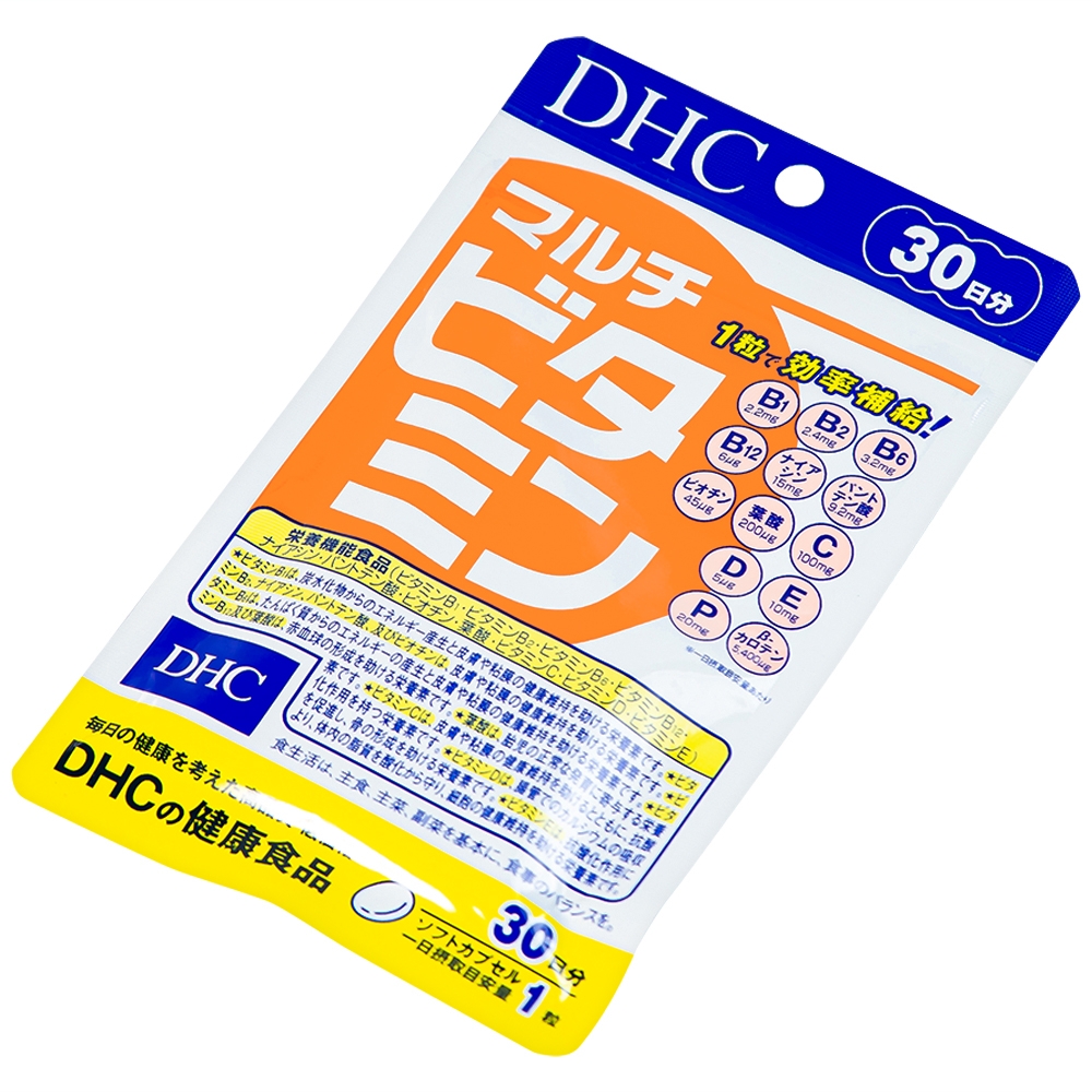 Hình ảnh Viên uống DHC Multi Vitamins (New) bổ sung các vitamin cho cơ thể, hỗ trợ bồi bổ sức khỏe (30 viên)