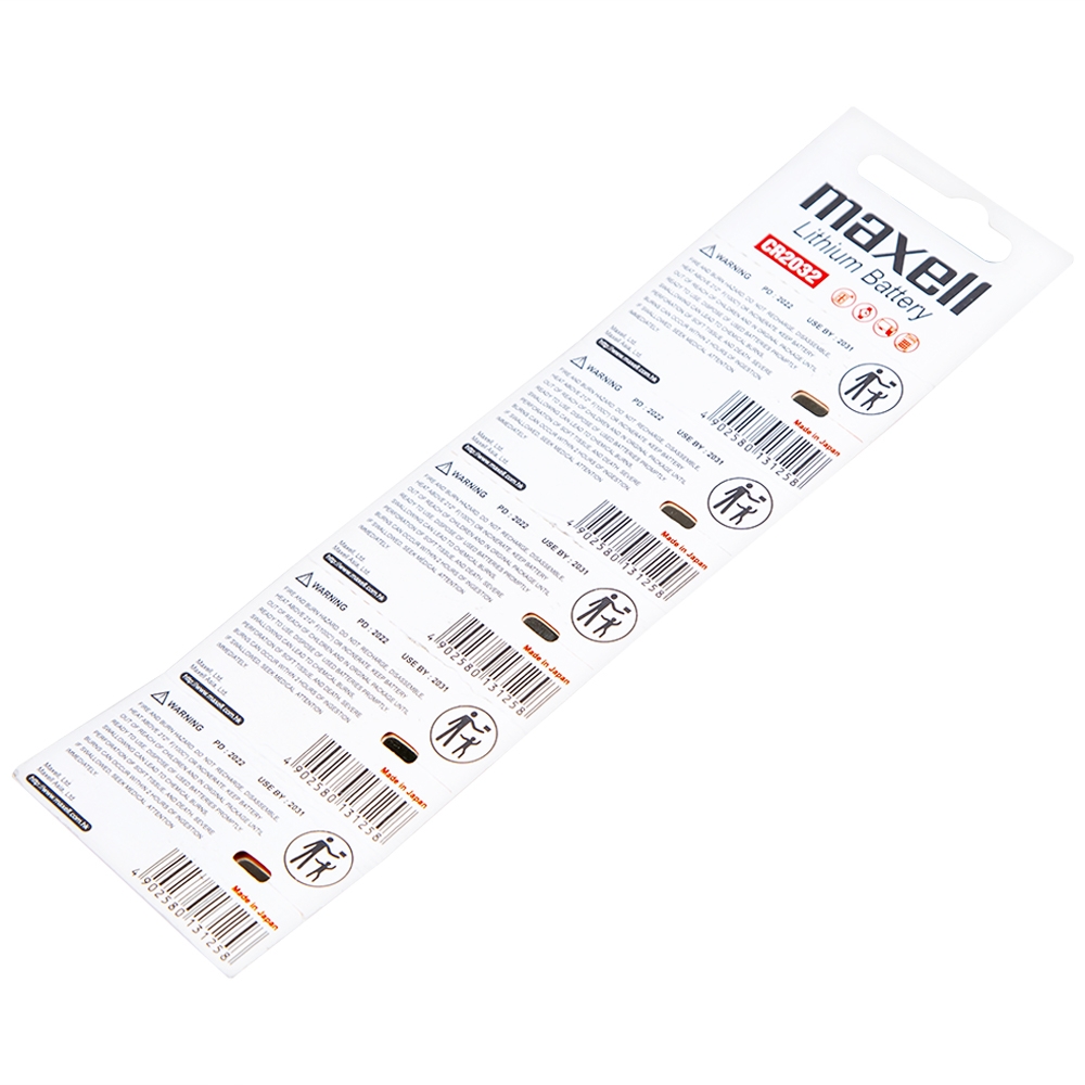 Hình ảnh Pin Maxell Lithium CR2032 - 3V cung cấp điện năng ổn định cho thiết bị (20 vỉ x 5 viên)