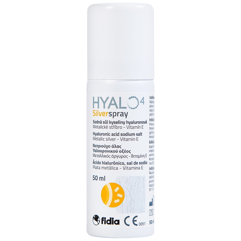 Hình ảnh Chai xịt Hyalo4 Silver Spray hỗ trợ điều trị vết thương (50ml)