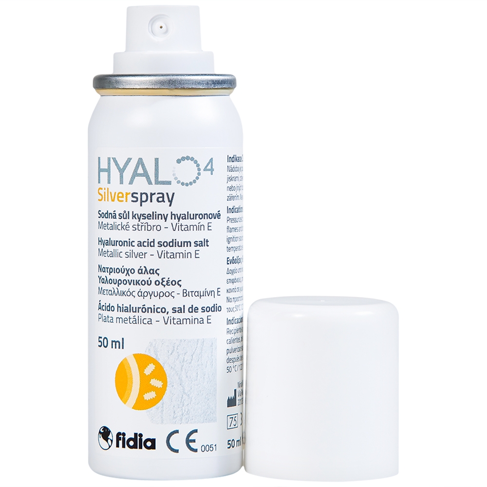 Hình ảnh Chai xịt Hyalo4 Silver Spray hỗ trợ điều trị vết thương (50ml)