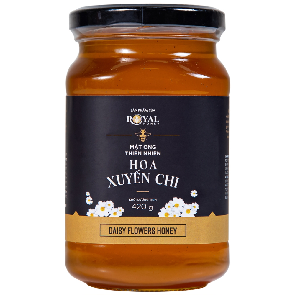 Hình ảnh Mật ong thiên nhiên Hoa Xuyến Chi Royal Honey bổ sung vitamin và khoáng chất (420g)