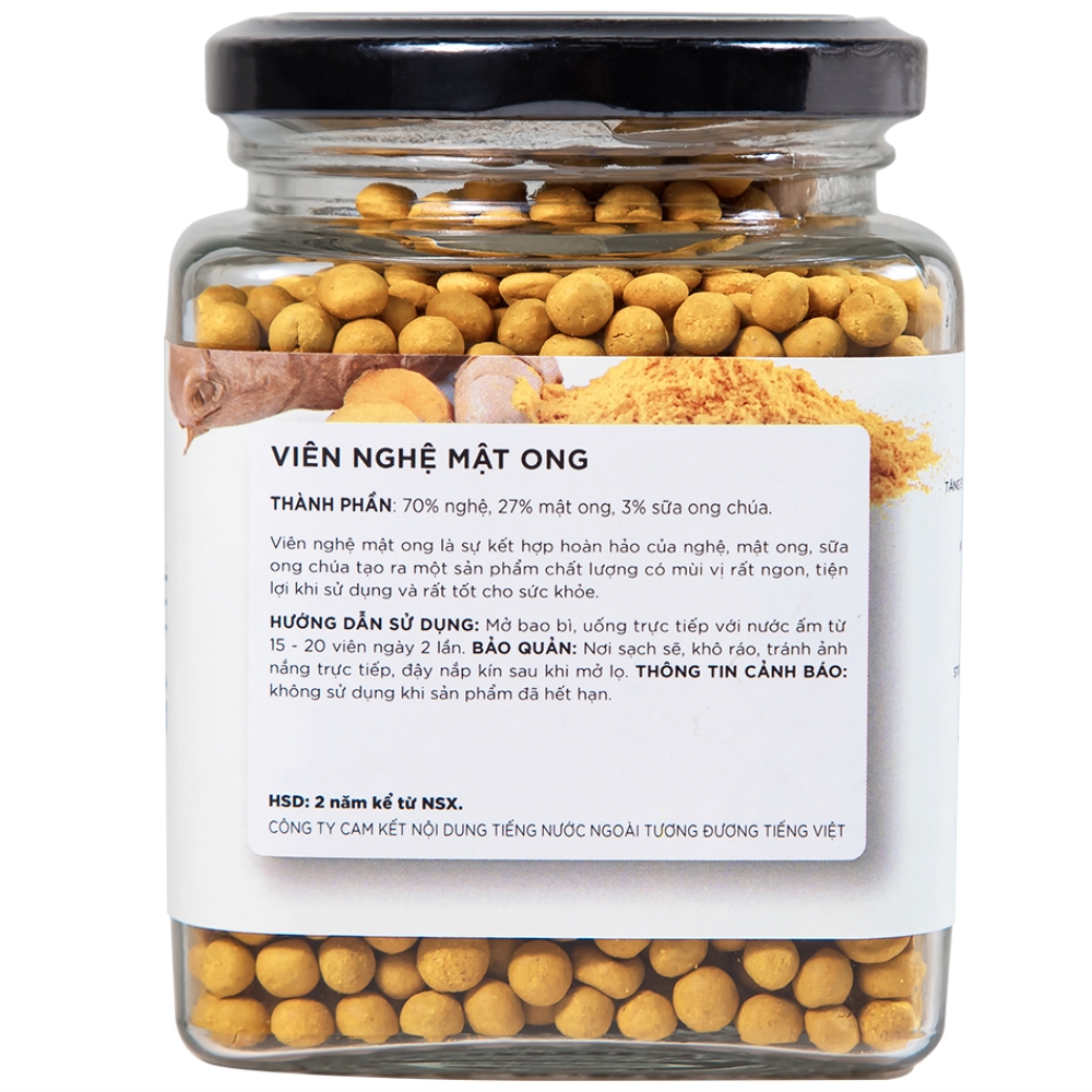 Hình ảnh Viên nghệ mật ong Royal Honey bổ sung dinh dưỡng, tăng cường đề kháng (250g)