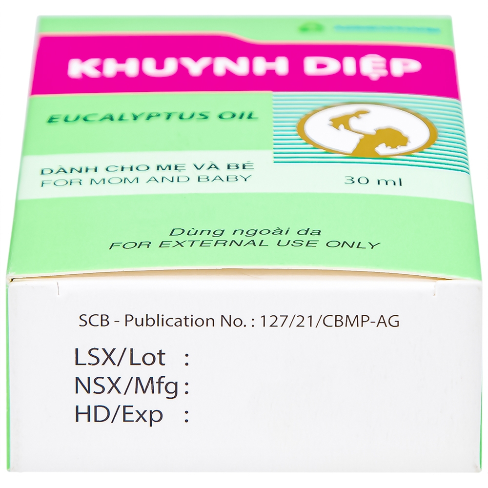 Hình ảnh Tinh dầu Khuynh Diệp Eucalyptus Oil Agimexpharm ấm da vùng xoa, dùng massage thư giãn dành cho mẹ và bé (30ml)