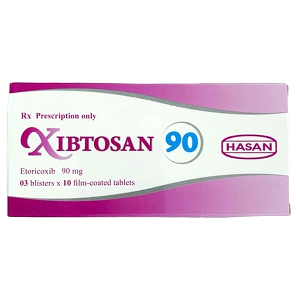 Hình ảnh Thuốc Xibtosan 90 Hasan điều trị viêm xương khớp và viêm đa khớp dạng thấp (3 vỉ x 10 viên)