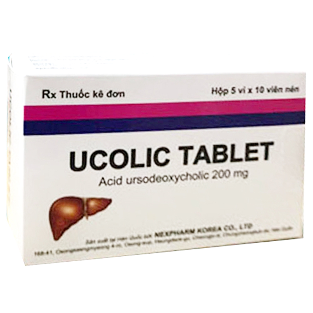 Hình ảnh Thuốc Ucolic Tablet 200mg Nexpharm điều trị bệnh đường mật và túi mật (5 vỉ x 10 viên)