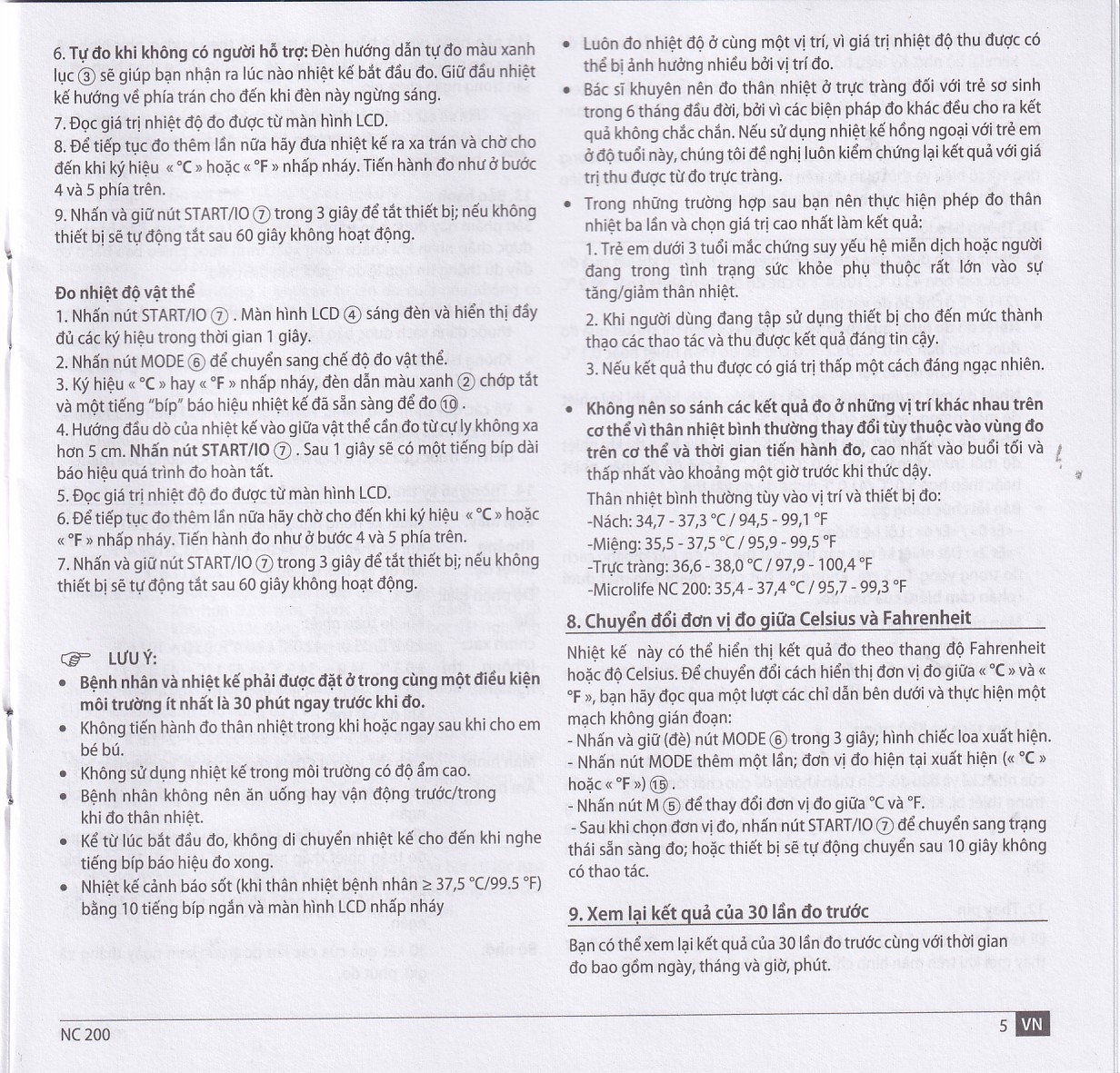 Hình ảnh Nhiệt kế hồng ngoại đo trán Microlife NC200 không cần tiếp xúc, cho kết quả sau 1 giây